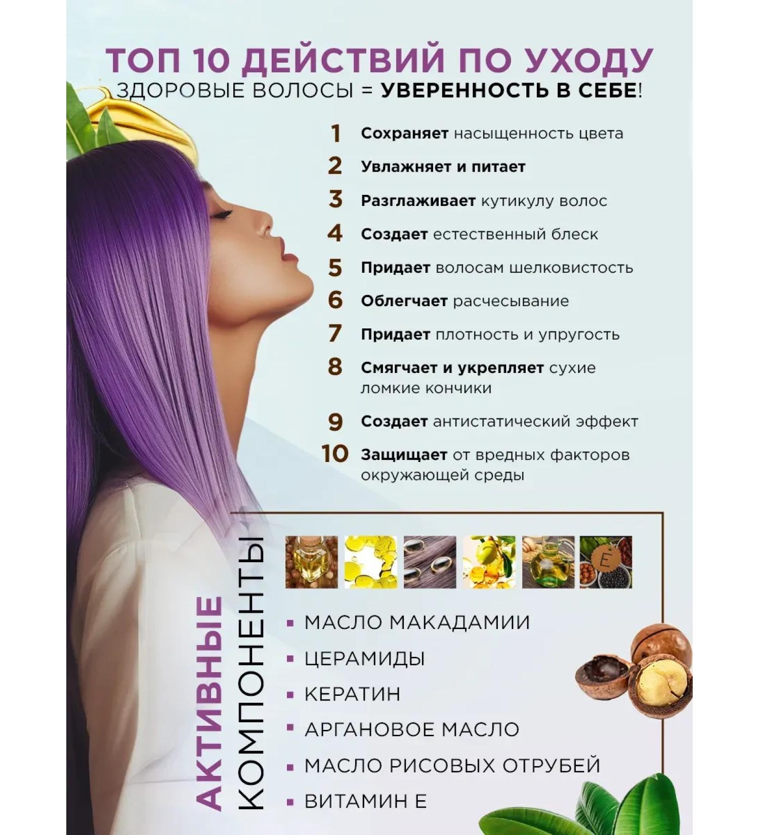 MousseEdge Moisturizing air conditioning for dyed hair 500 ml - Buy Online on GoSupps.com