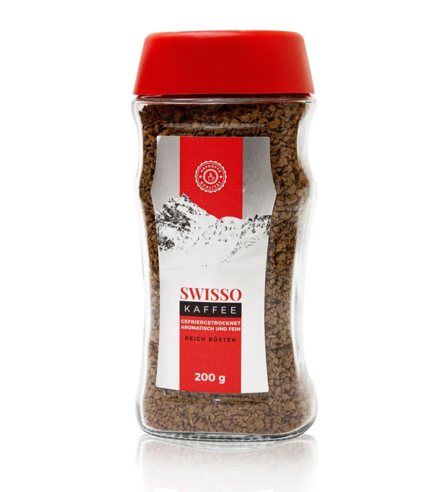 SWISSO KAFFEE Coffee soluble Riech Rosten 200g Germany