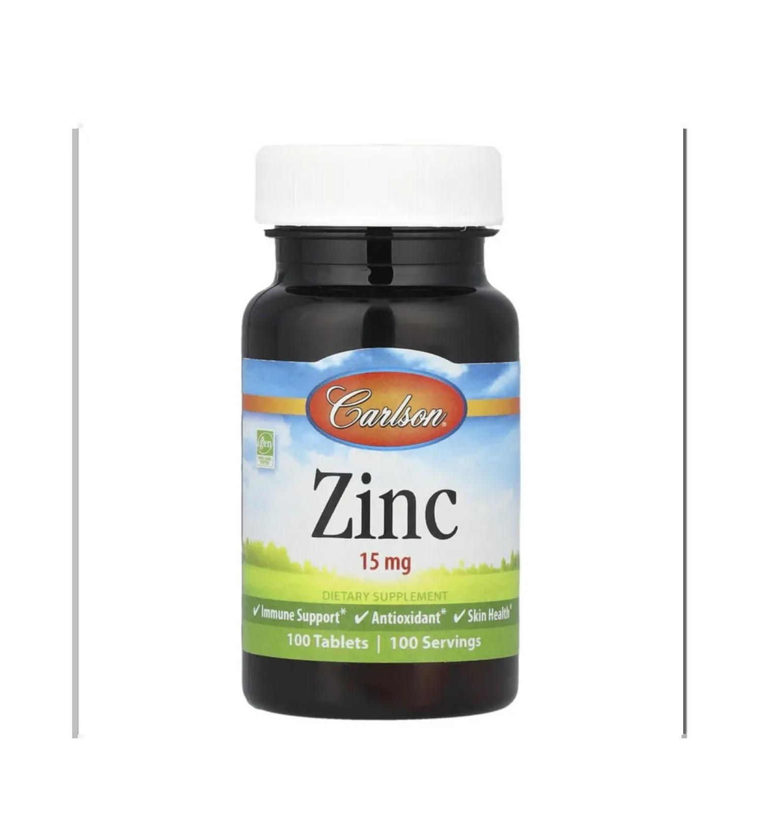 Carlson Labs Vitamins zinc zinc 100 tab