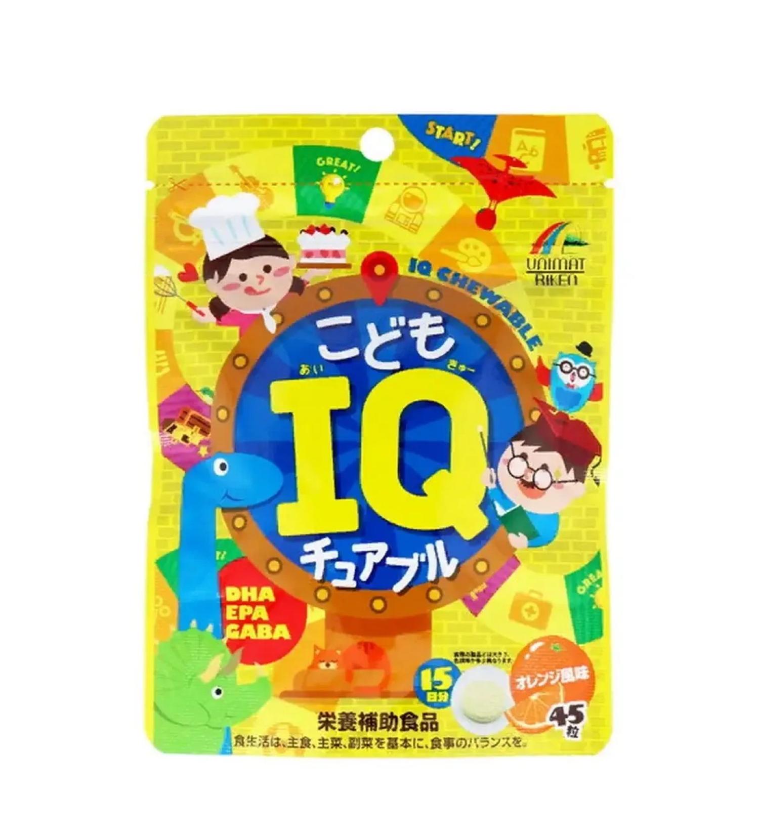 UNIMAT RIKEN Baby vitamins IQ Taste Orange 45 tablets