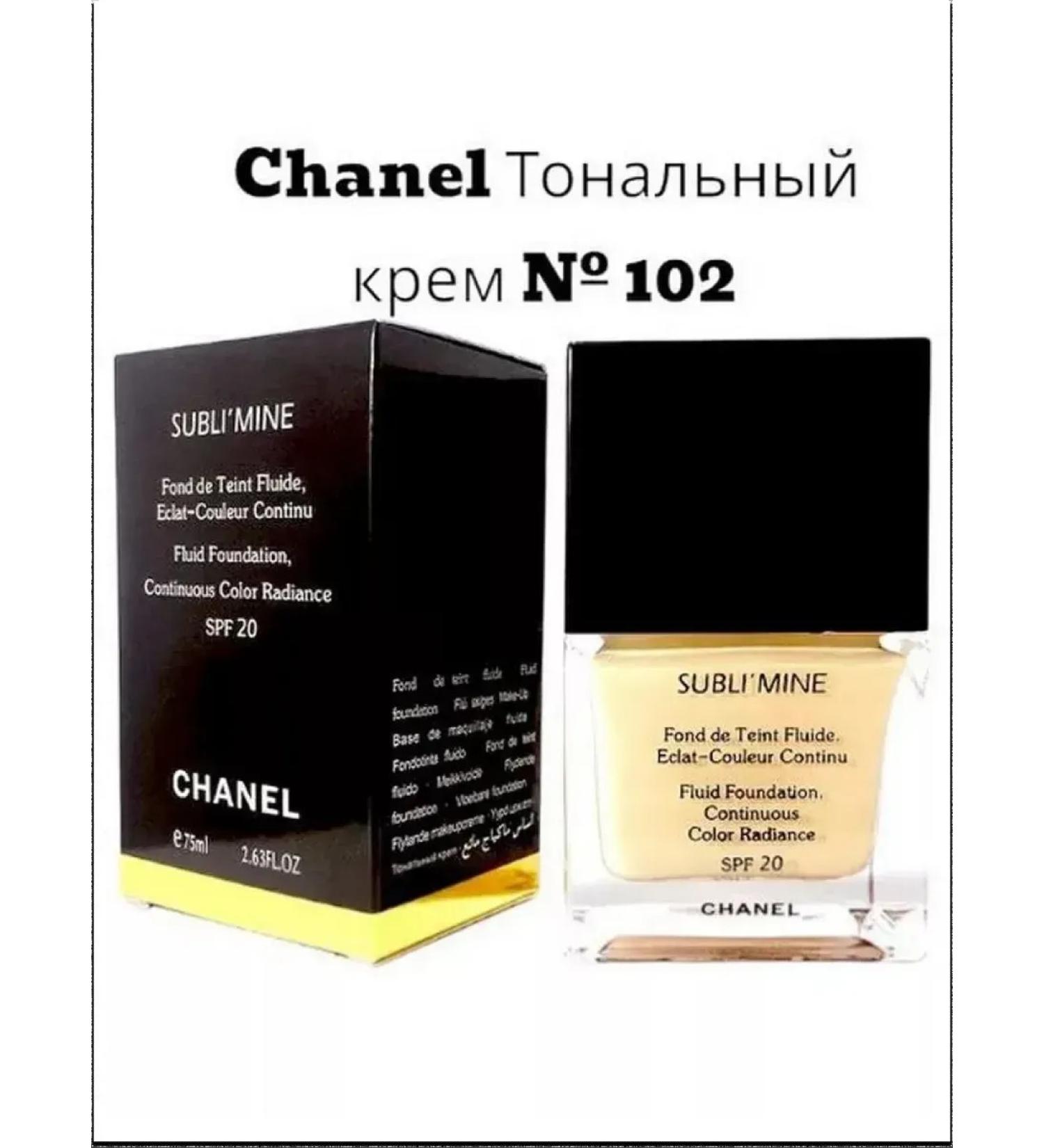 Tonal Cream Fluid Chanel Tone 102