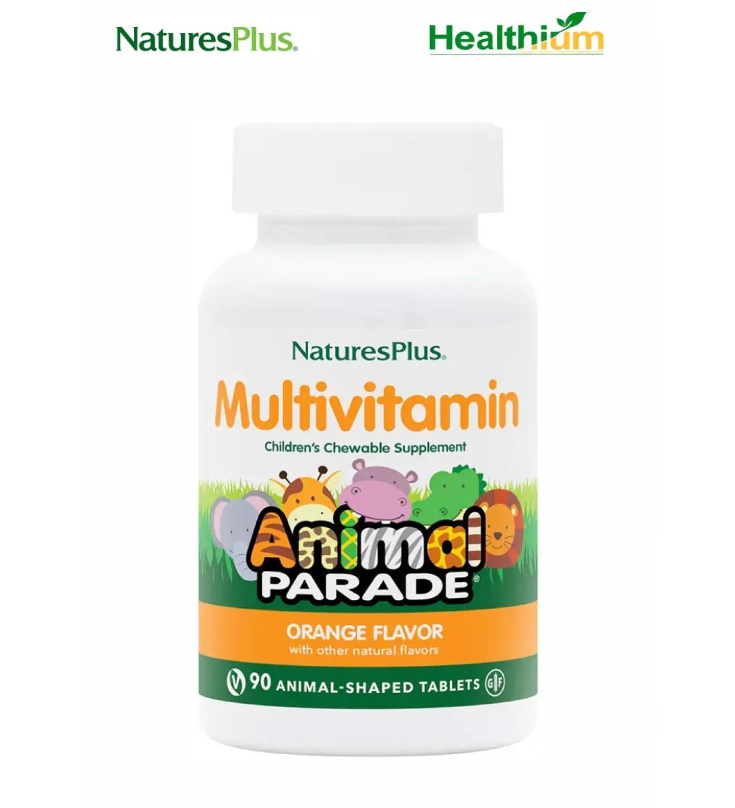 Swanson Animal Parade multivitamins 90 orange vitamins for children - Buy Online on GoSupps.com