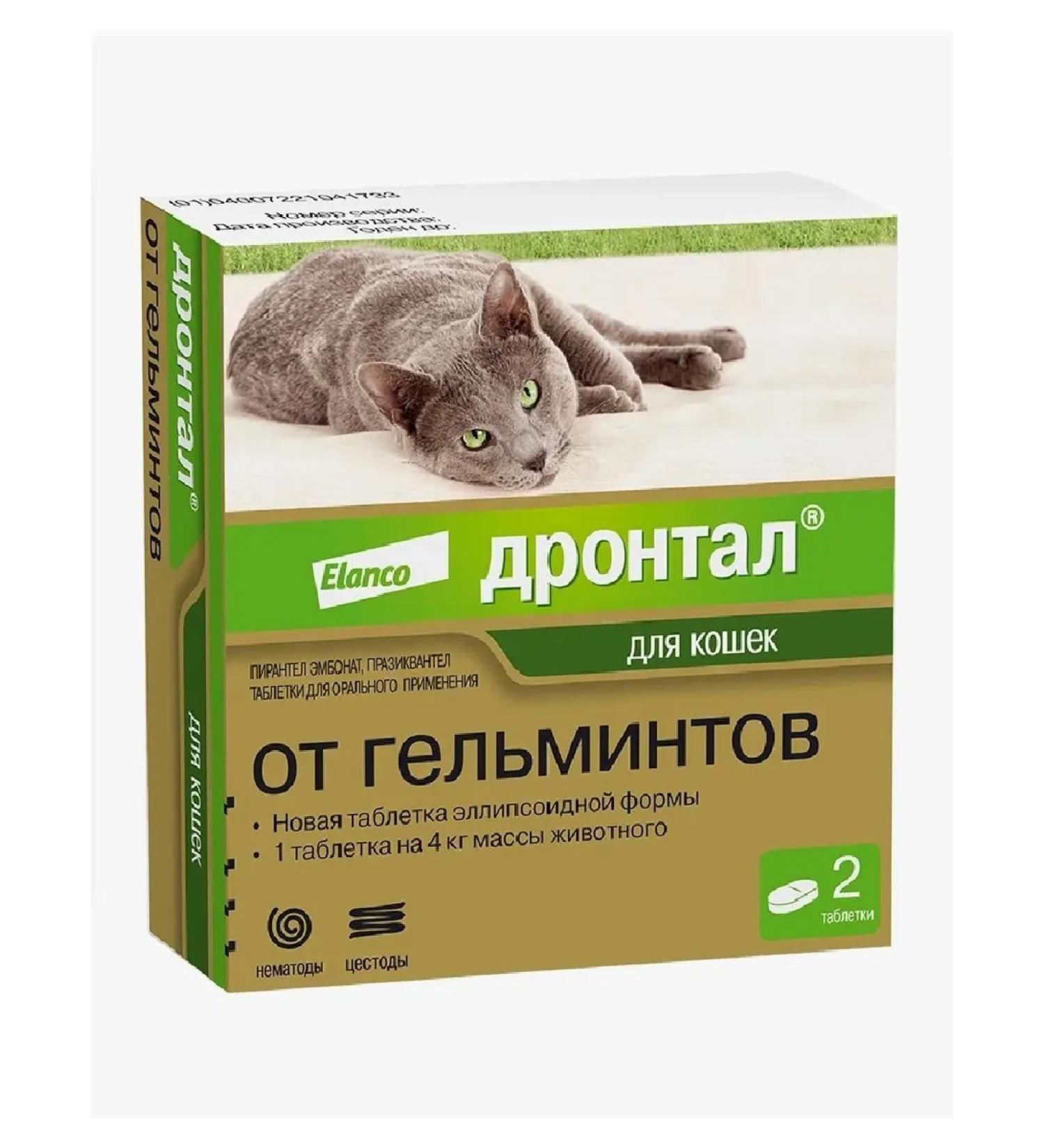 Bayer Anthelmintic for cats 2Tab - Buy Online on GoSupps.com