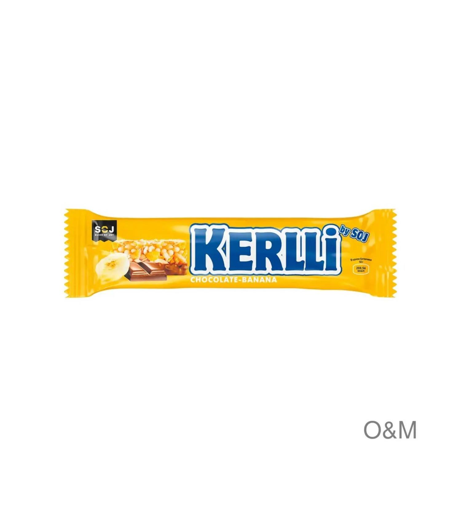 Kerlli cereal bar with banana in 8pcs