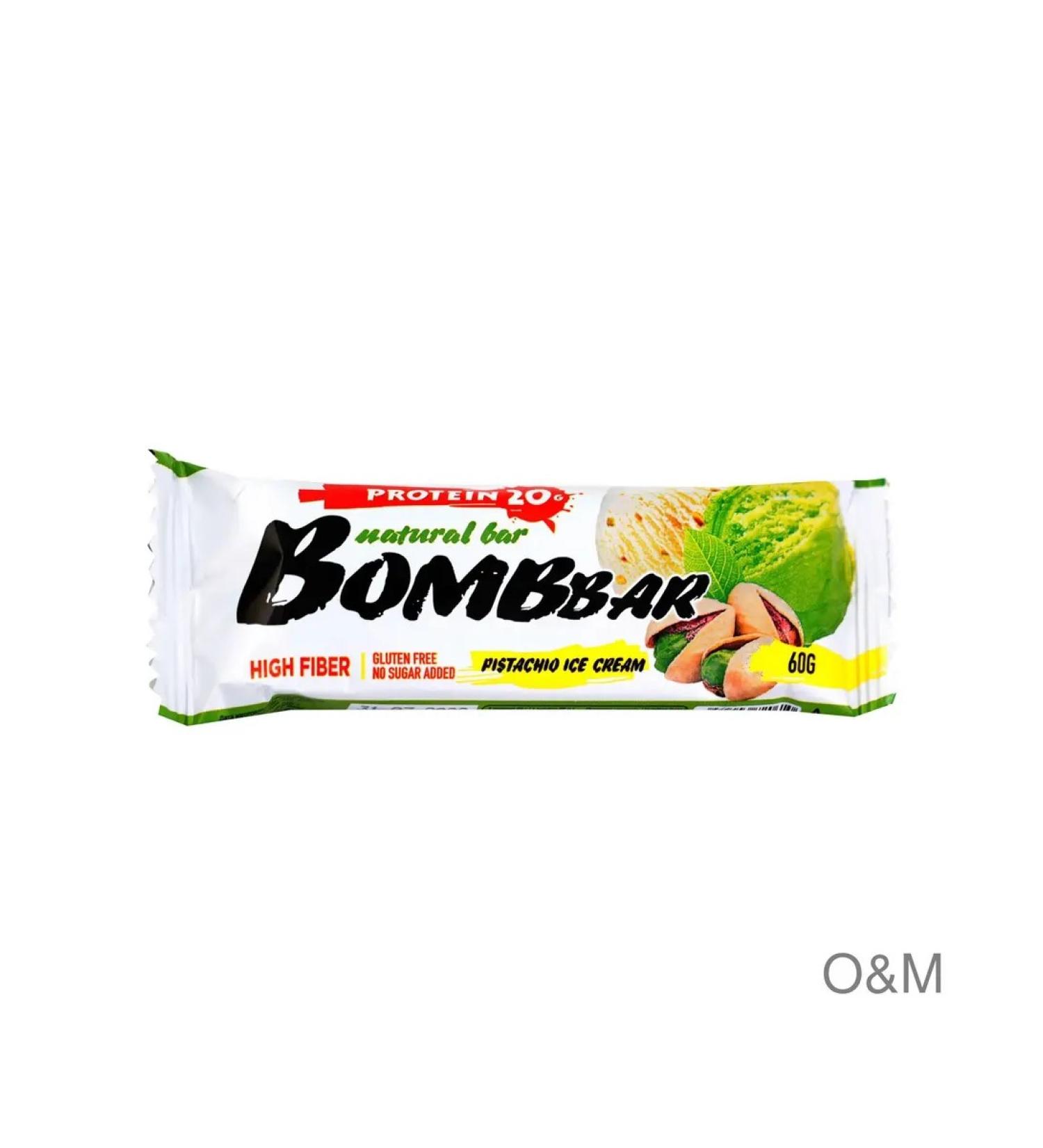 BombBar Bank Protein pistachio 6pcs - Buy Online on GoSupps.com