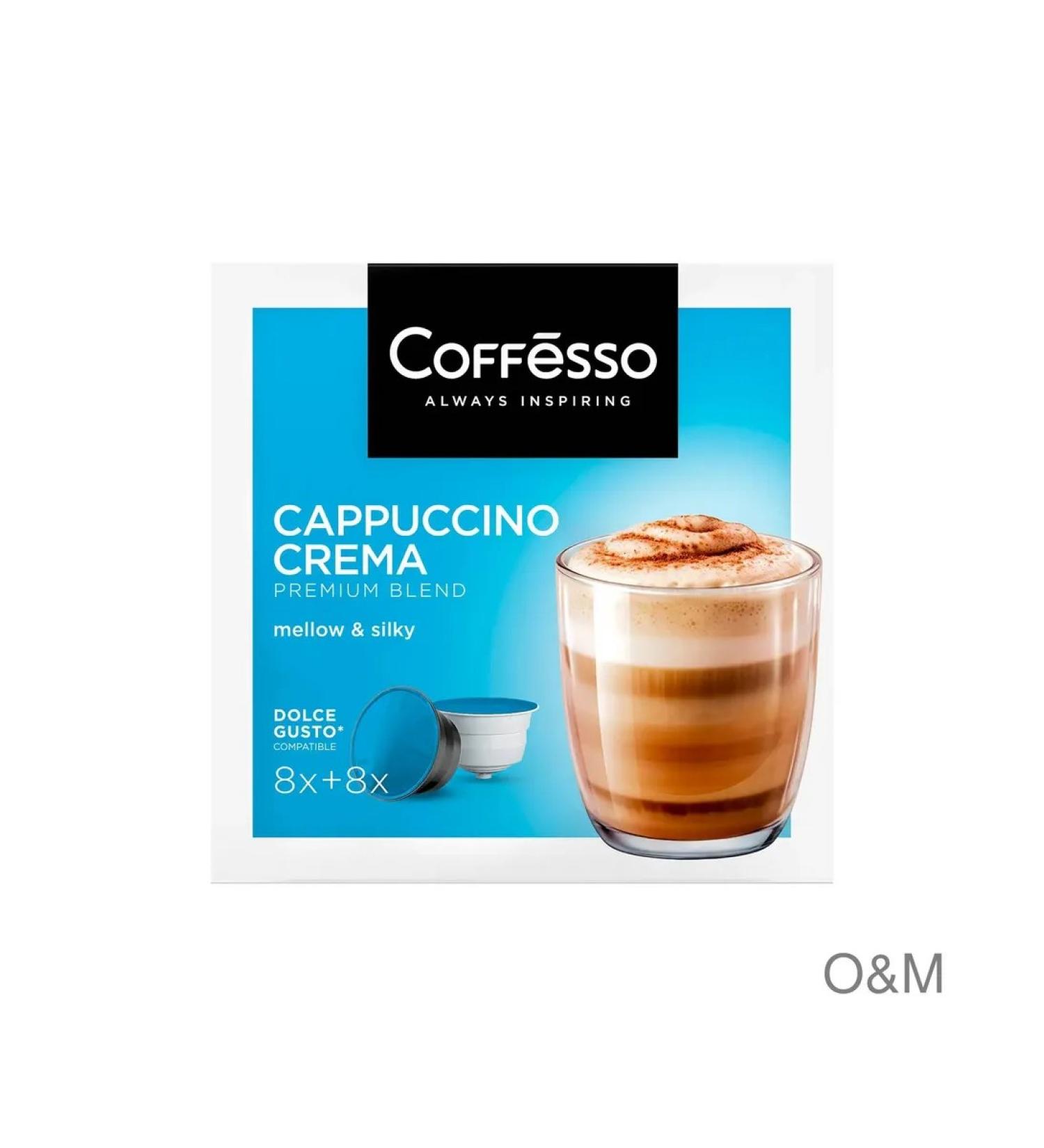 Coffee in capsules Coffesso Cappuccino Crema DG 6pcs