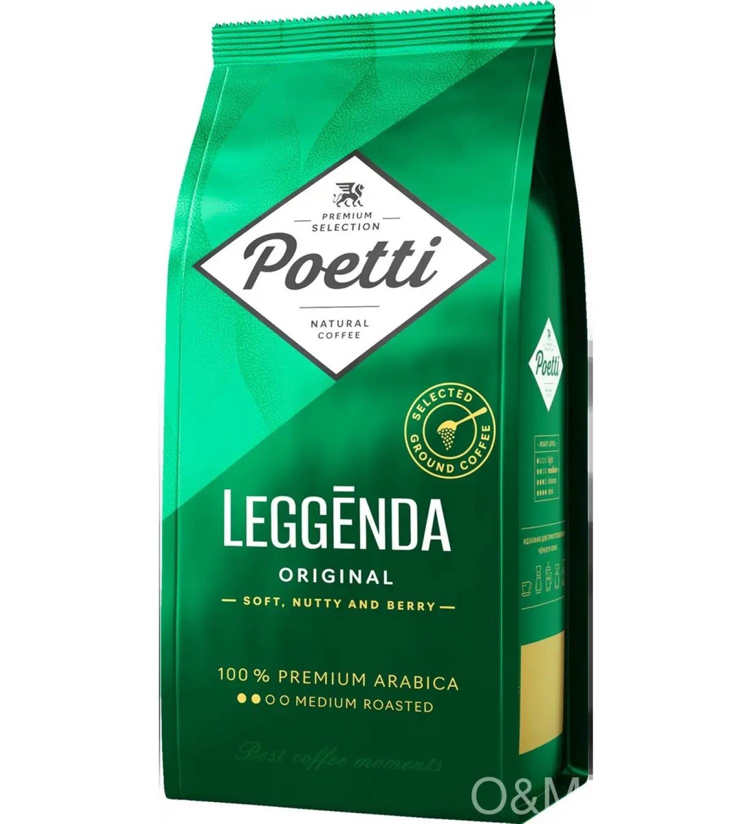 Ground Coffee Poetti Leggenda Original 250g 2pcs