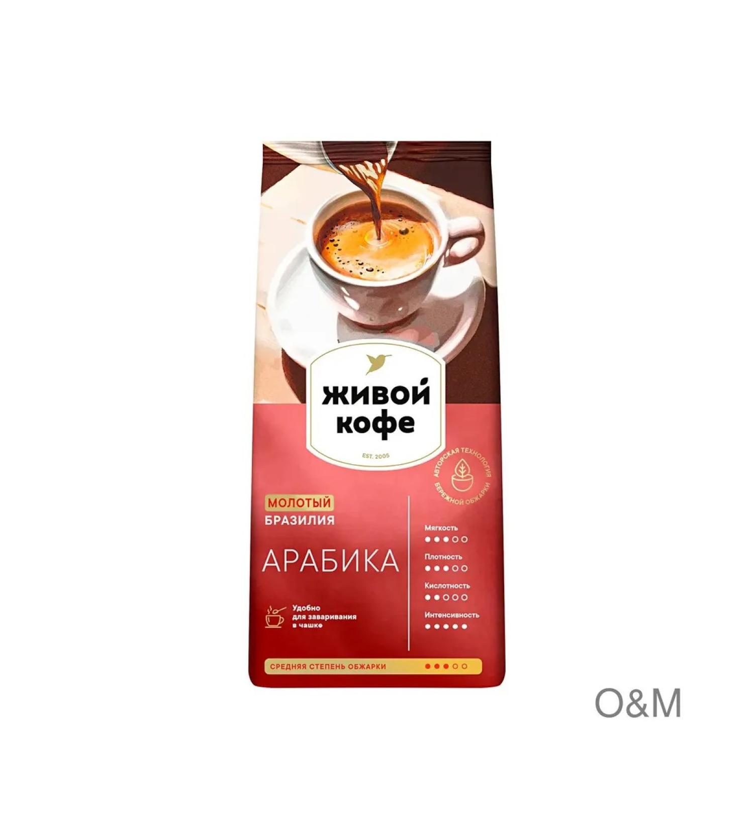 Coffee ground live coffee Arabica 200g 2pcs - Buy Online on GoSupps.com