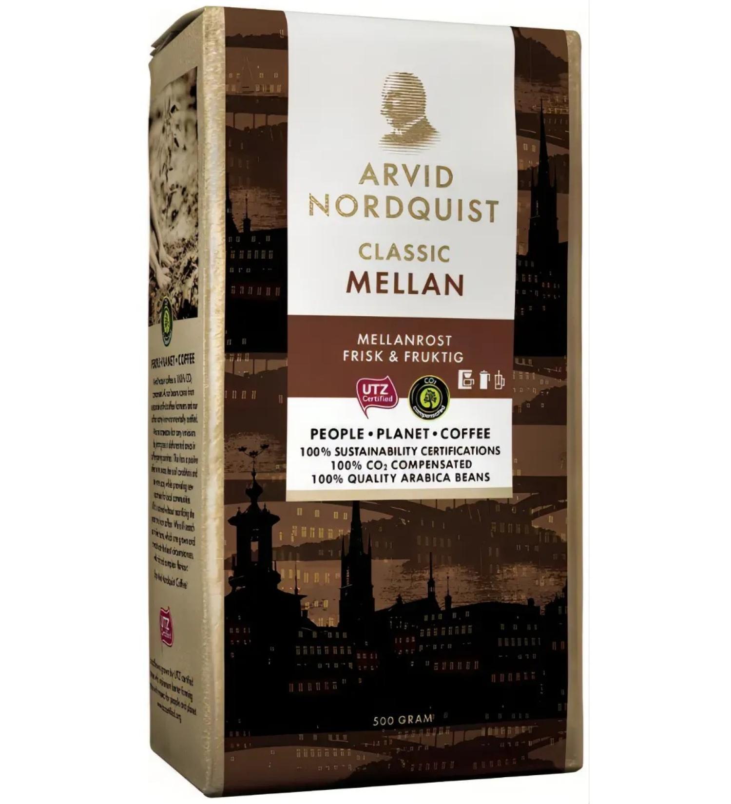 Arvid Nordquist Coffee ground Classic Mellan 500G