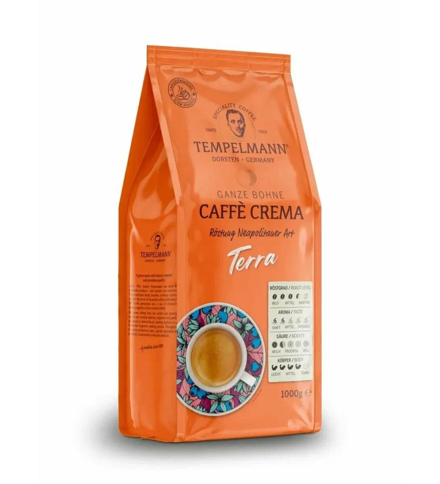 TEMPELMANN Terra Crema 1kg coffee
