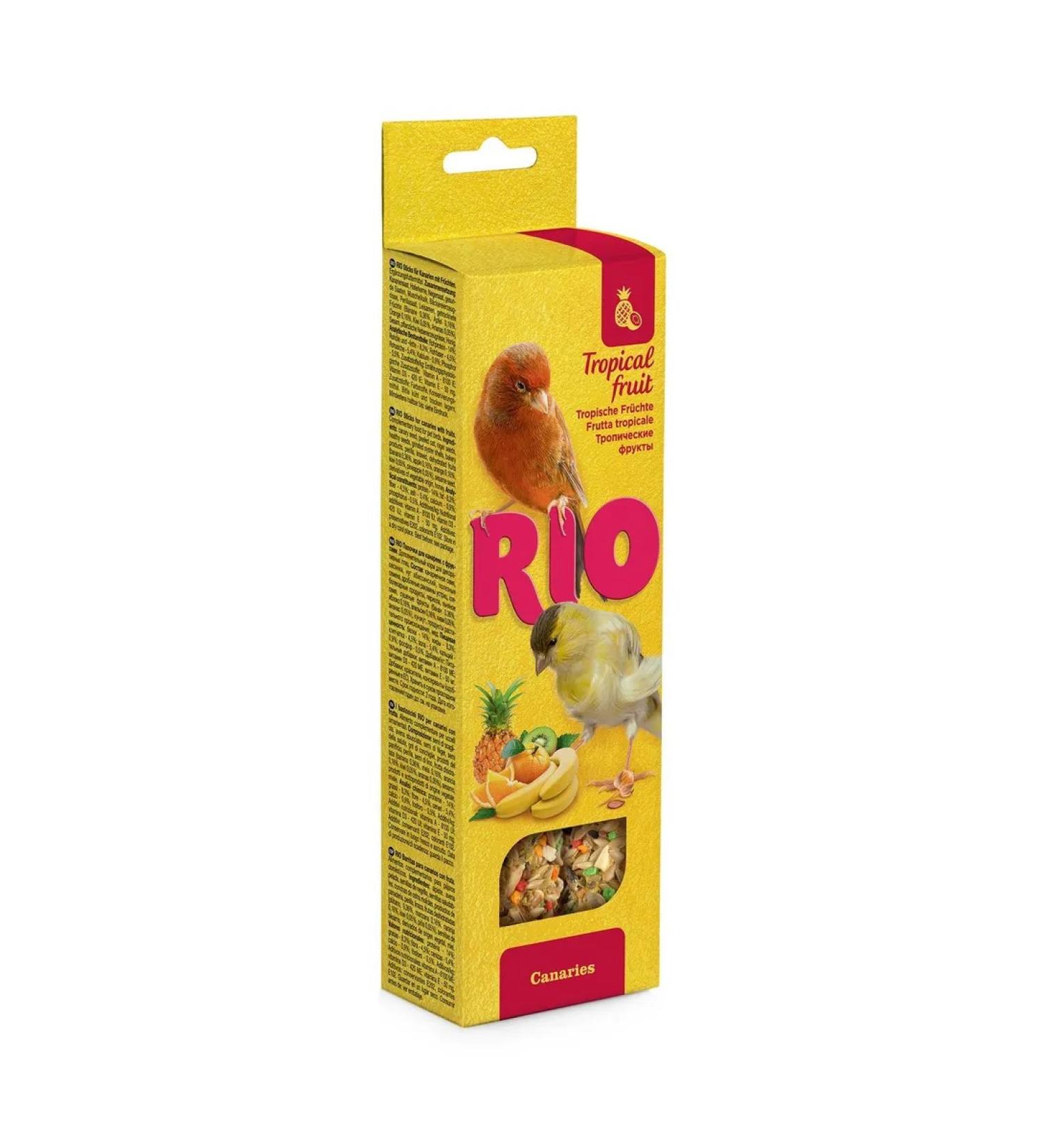 RIO Sticks for canaries with tropical fruits 2pcs*40g - Buy Online on GoSupps.com
