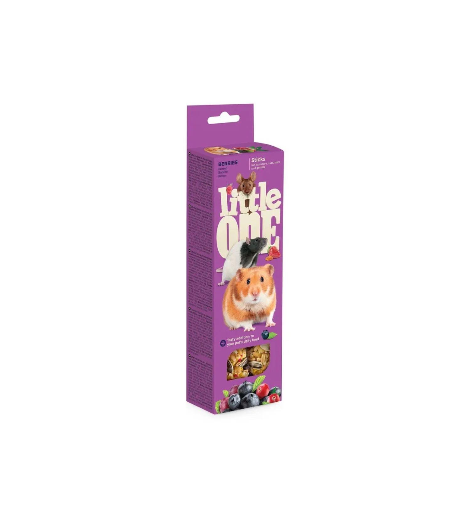 LITTLE ONE Sticks for hamsters rats mice and gerbils with berries - Buy Online on GoSupps.com