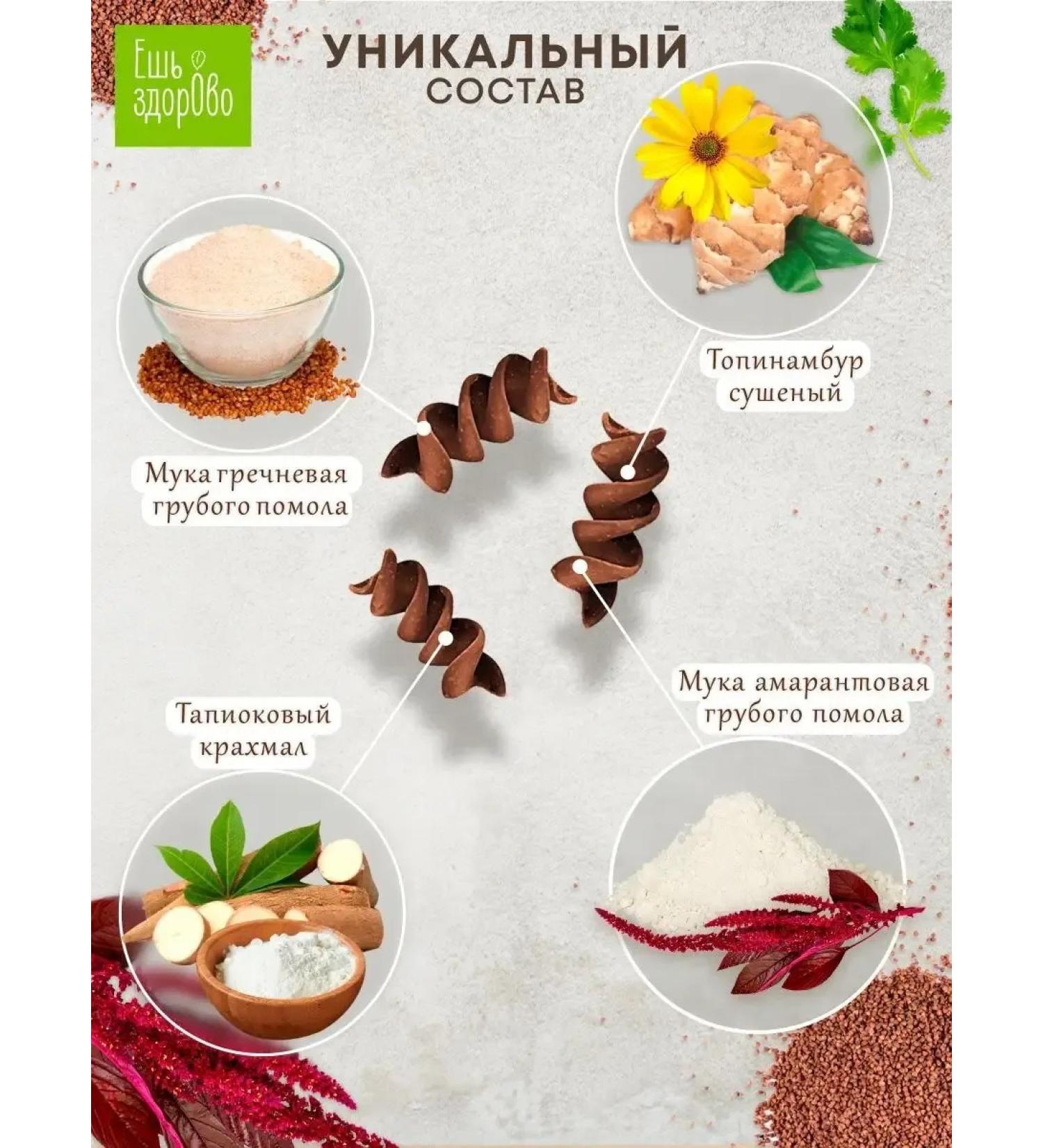 PastPlus Macarone without gluten from buckwheat flour spirals 250g - Buy Online on GoSupps.com