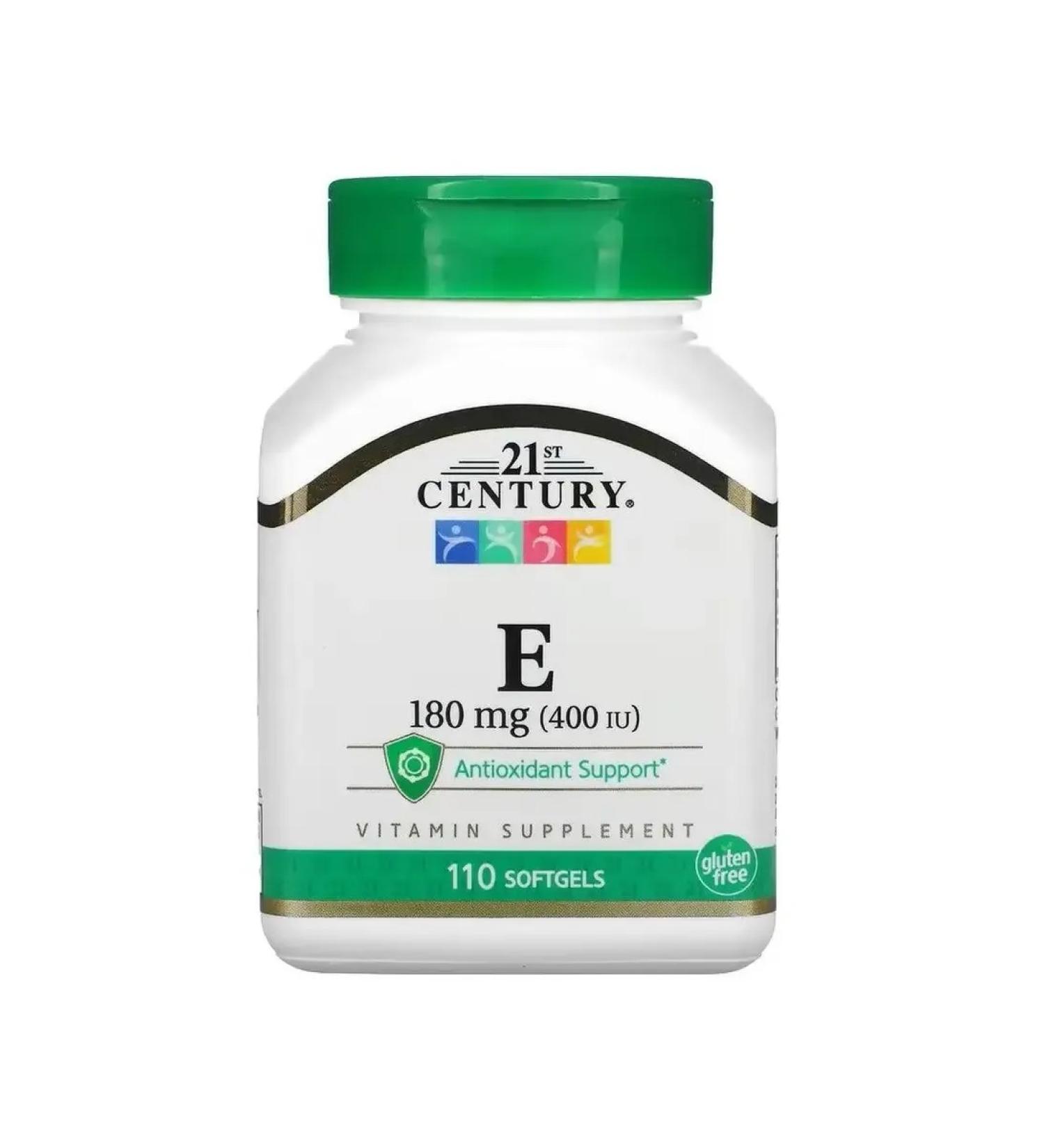 21st Century Vitamin E 180 mg 400 IU 110 soft gelatin capsules