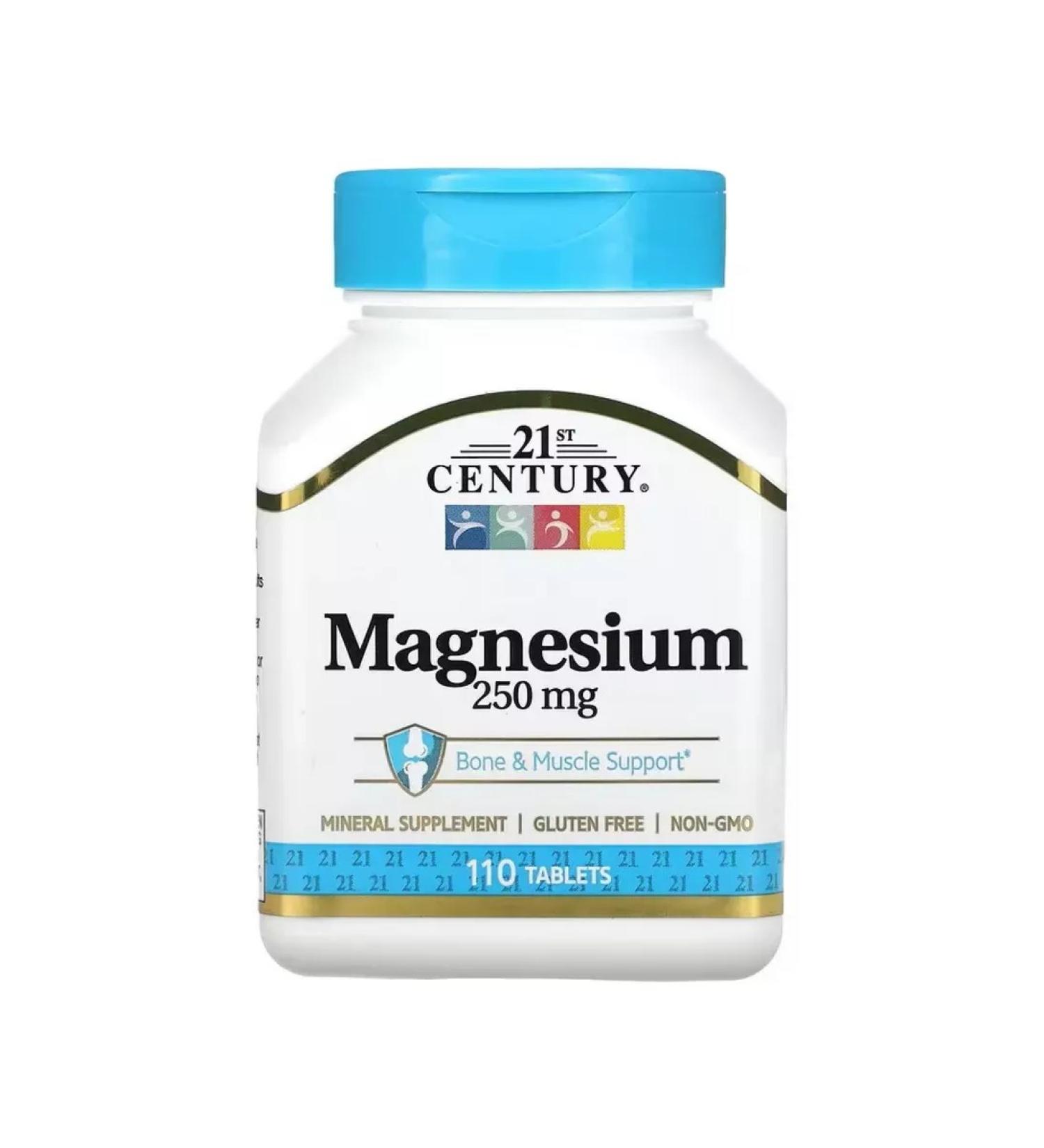 21st Century Magnesium 250 mg 110 tablets