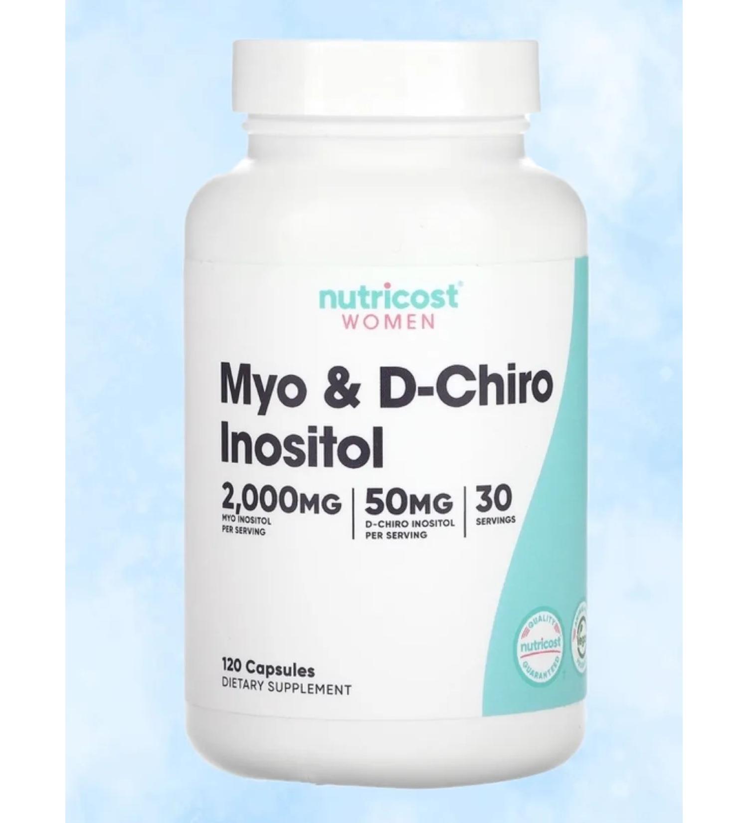 Nutricost Mio and D-Hiro Inositol for women 120 capsules