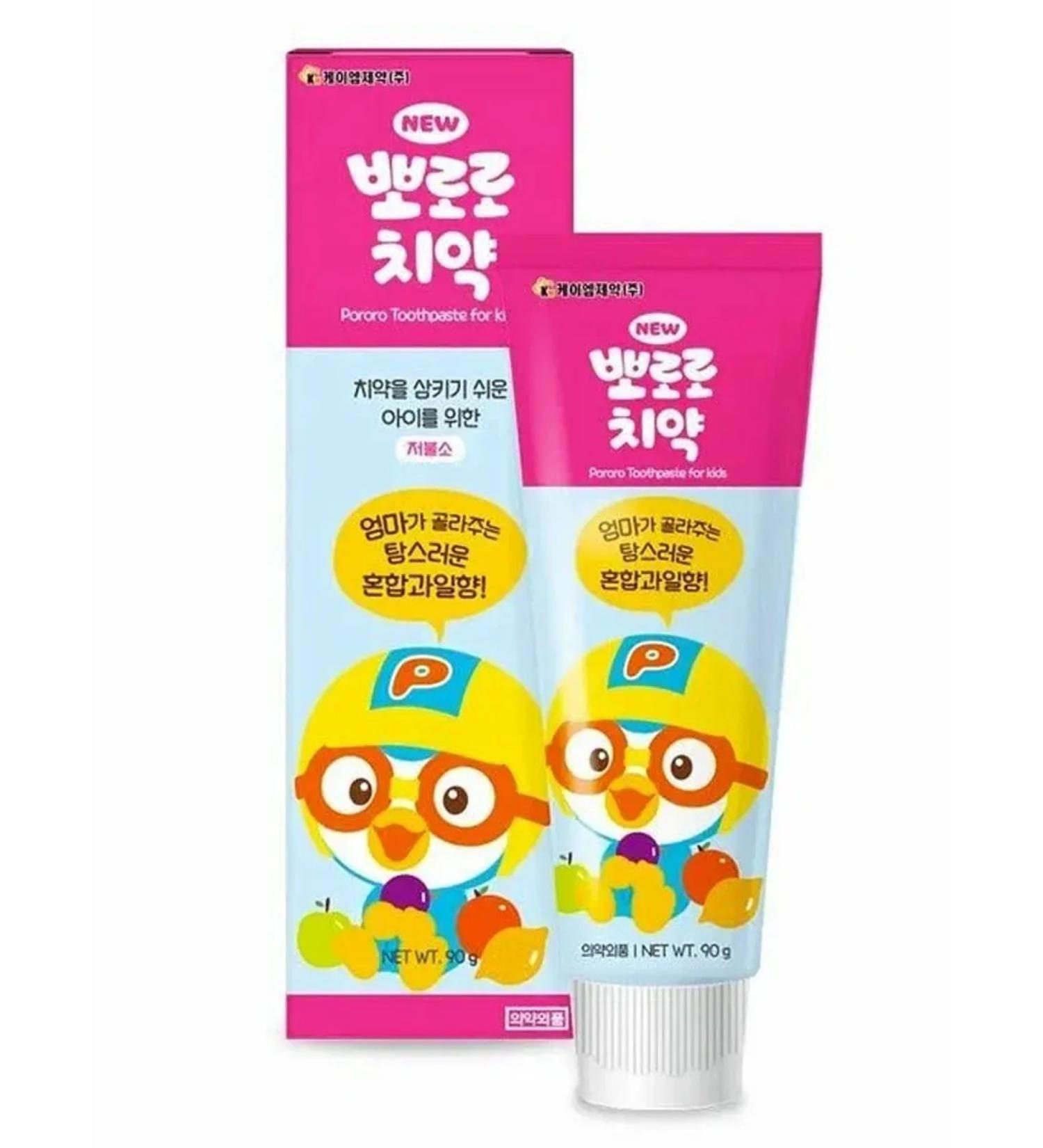 Pororo Children's paste with a reduced content of fluoride with berries - Buy Online on GoSupps.com