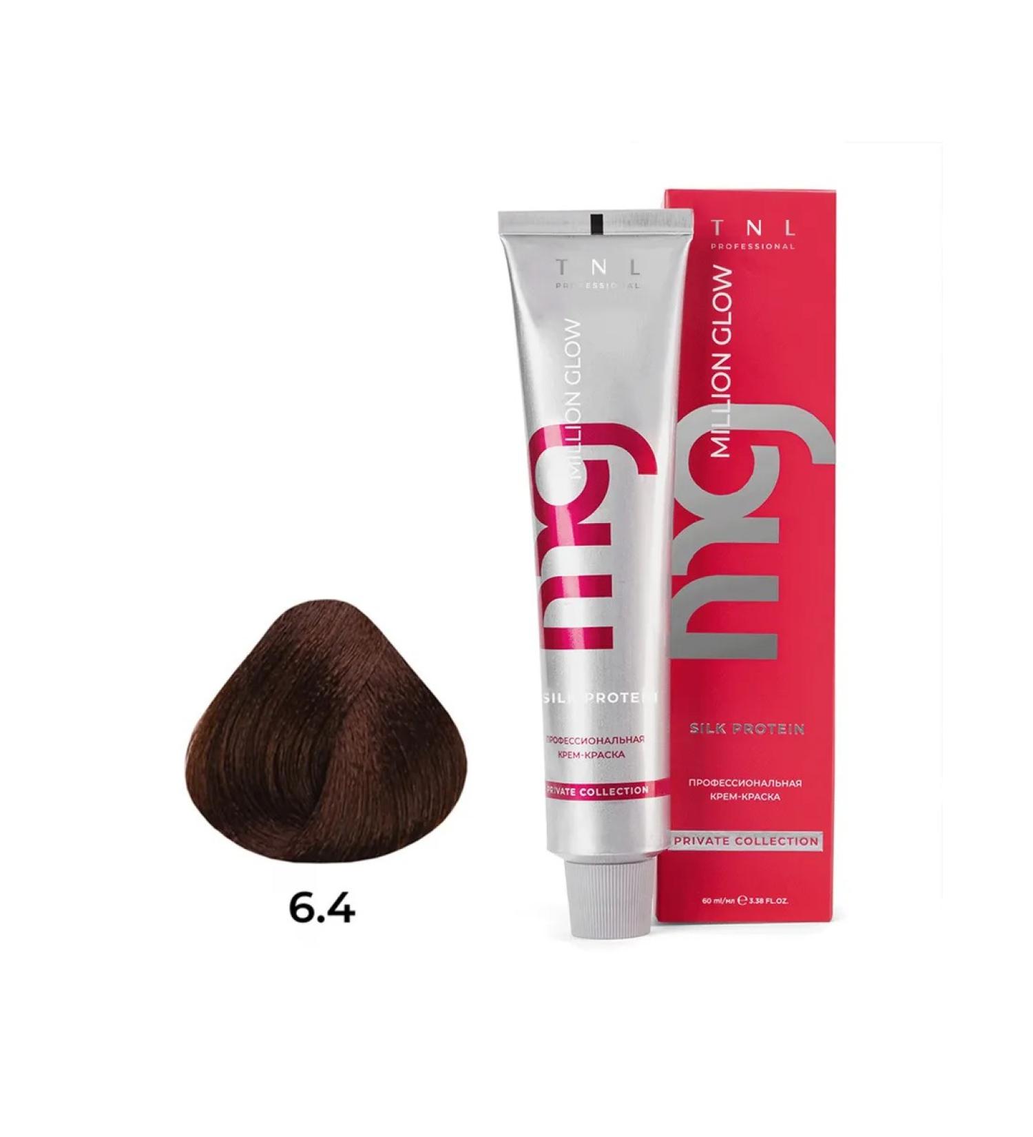 TNL PROFESSIONAL Hair color cream (6.4 dark blond copper) 60 ml - Buy Online on GoSupps.com