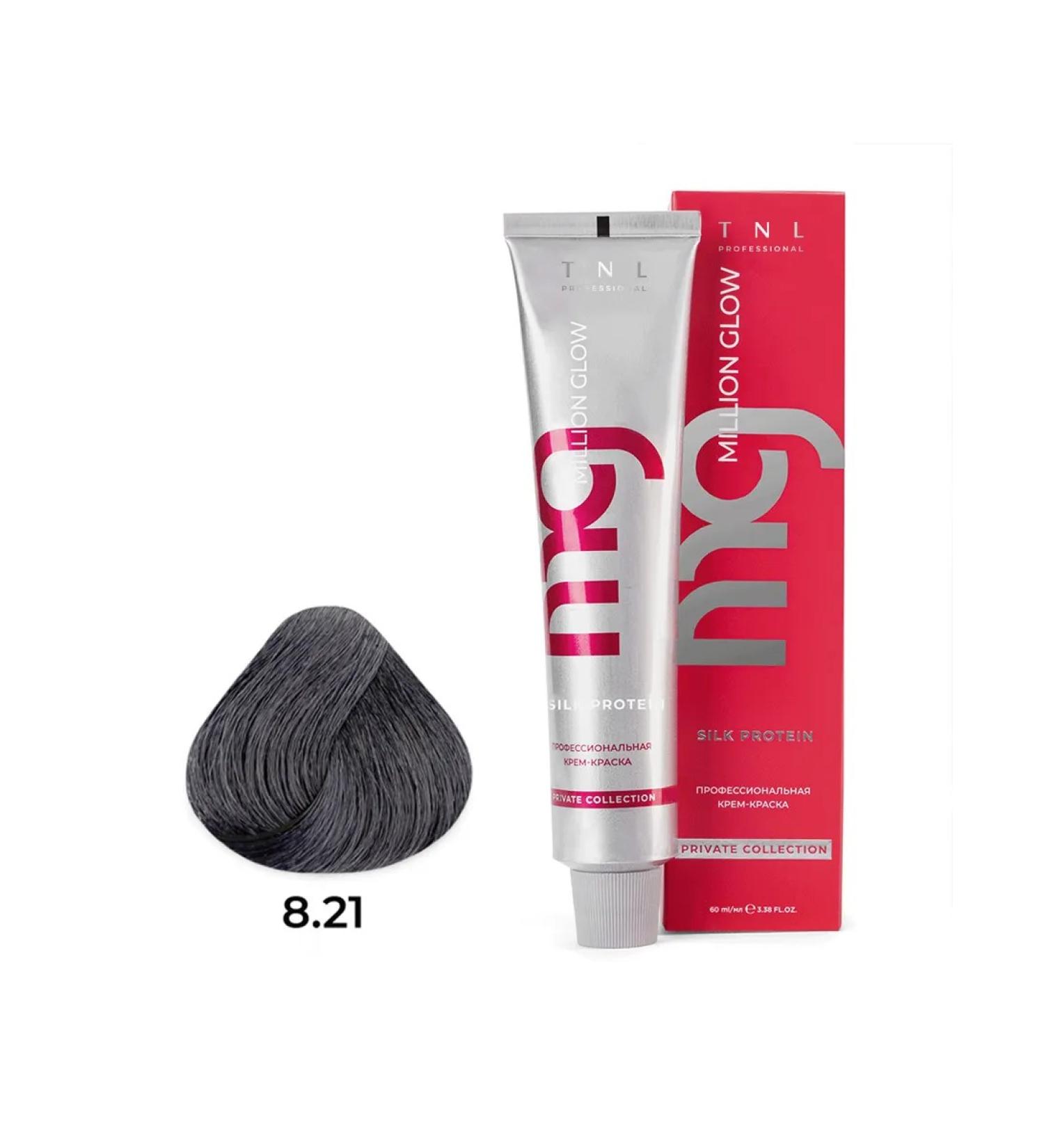 TNL PROFESSIONAL Hair dye 8.21 light blond pearl ash - Buy Online on GoSupps.com