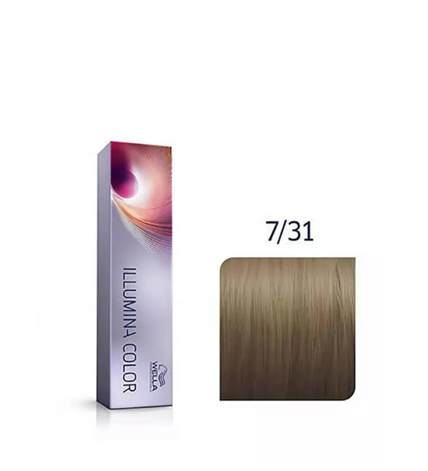 WELLA PROFESSIONALS Illumina Color 7 31 Persistent hair cream 60ml - Buy Online on GoSupps.com