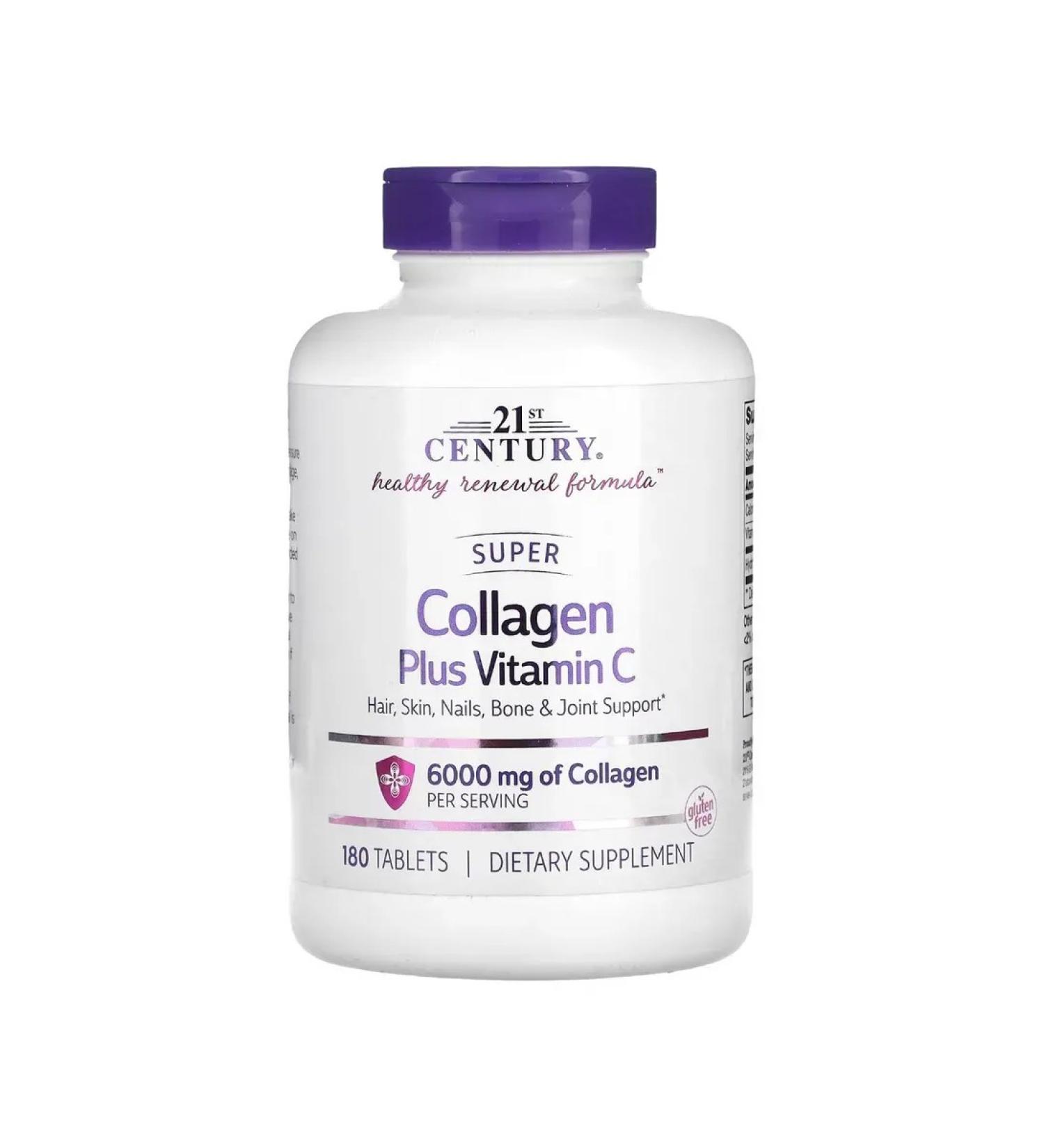 21st Century Super collagen collagen with vitamin C - Buy Online on GoSupps.com
