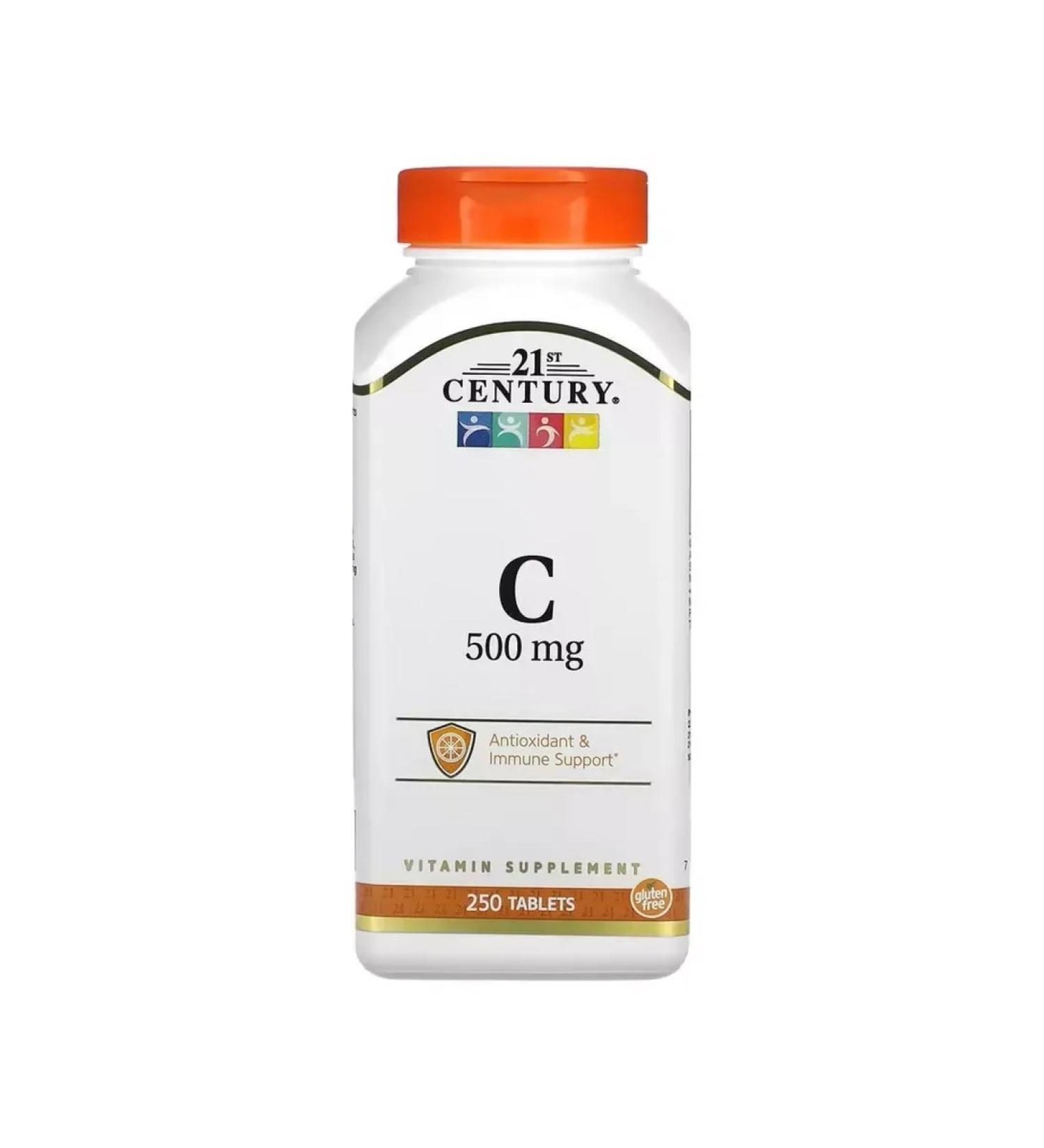 21st Century Vitamin C 500 mg Vitamin C 250 tablets
