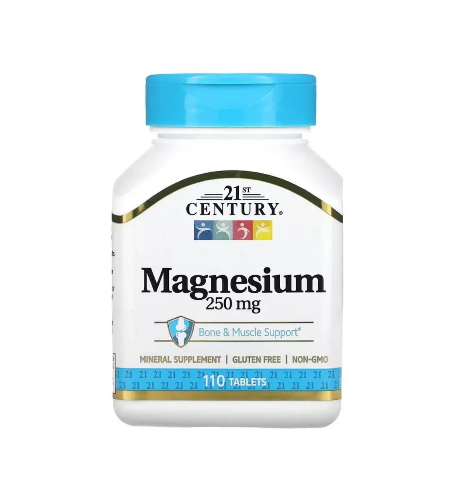 21st Century Magnesium magnesium 250 mg 110 tablets