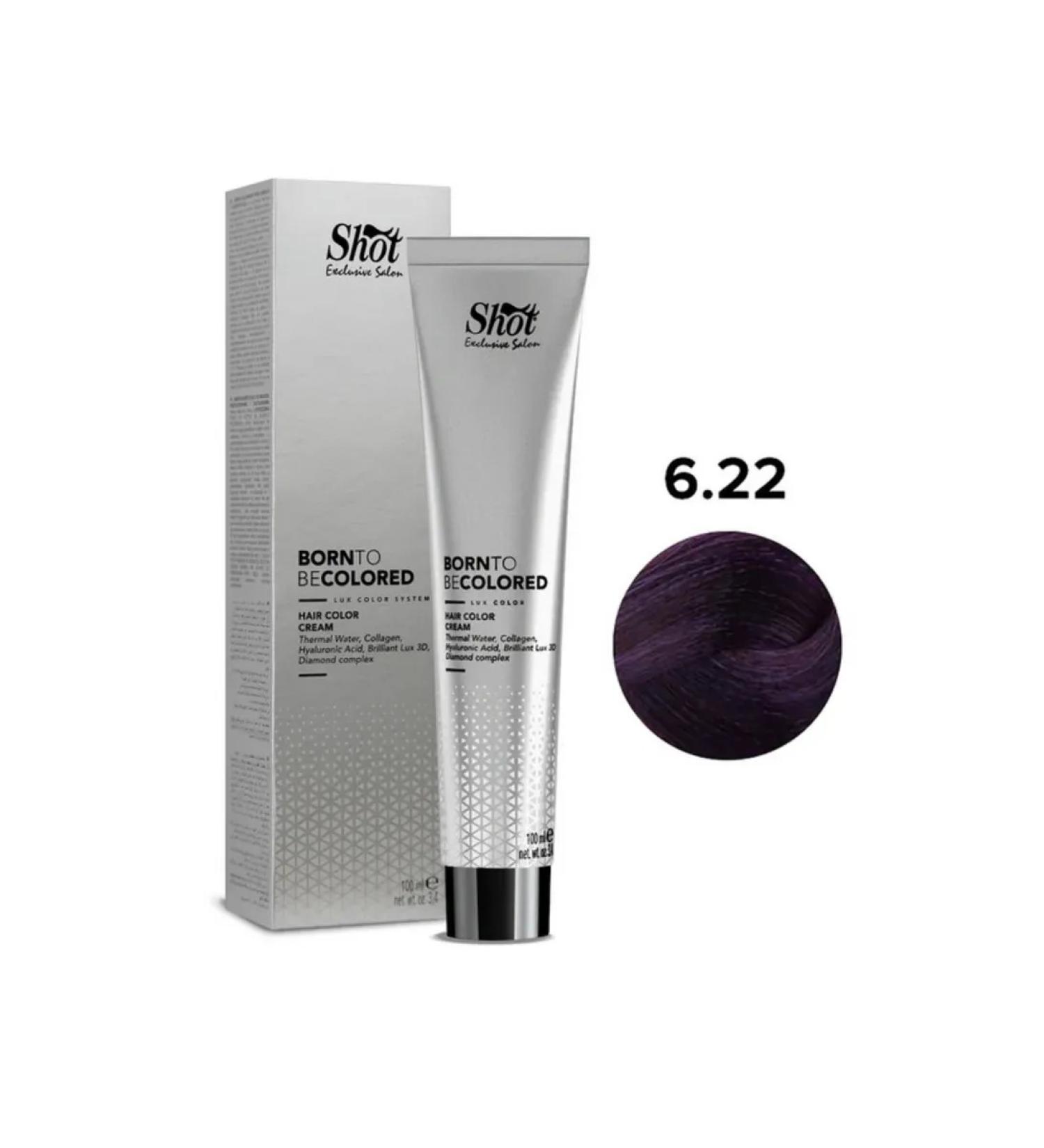Shot Hair dye Born to be colored 6.22 100ml - Buy Online on GoSupps.com