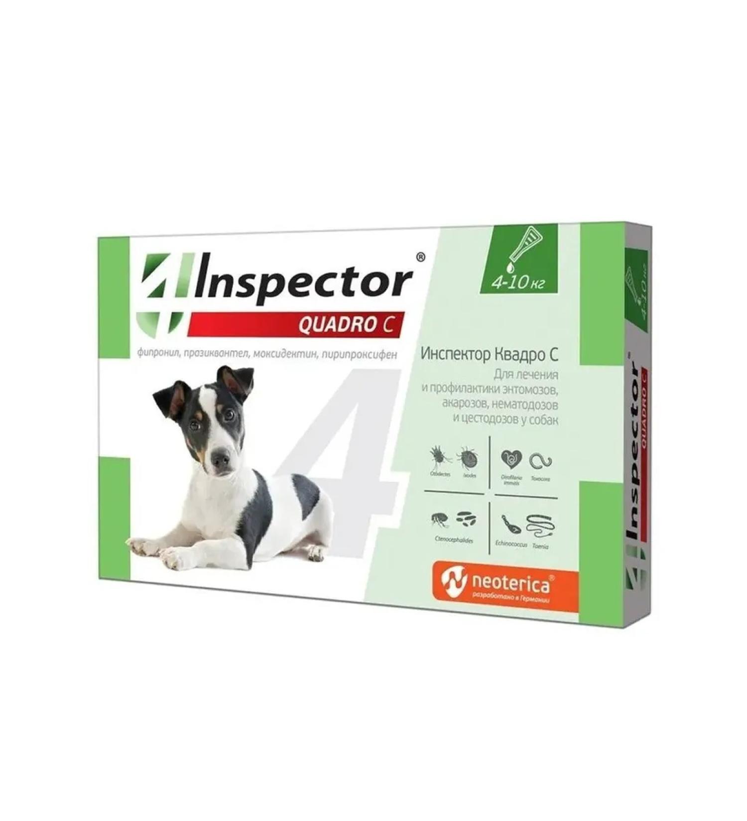Neoterica Drops on the withers inspector Quadro C for dogs 4-10 kg