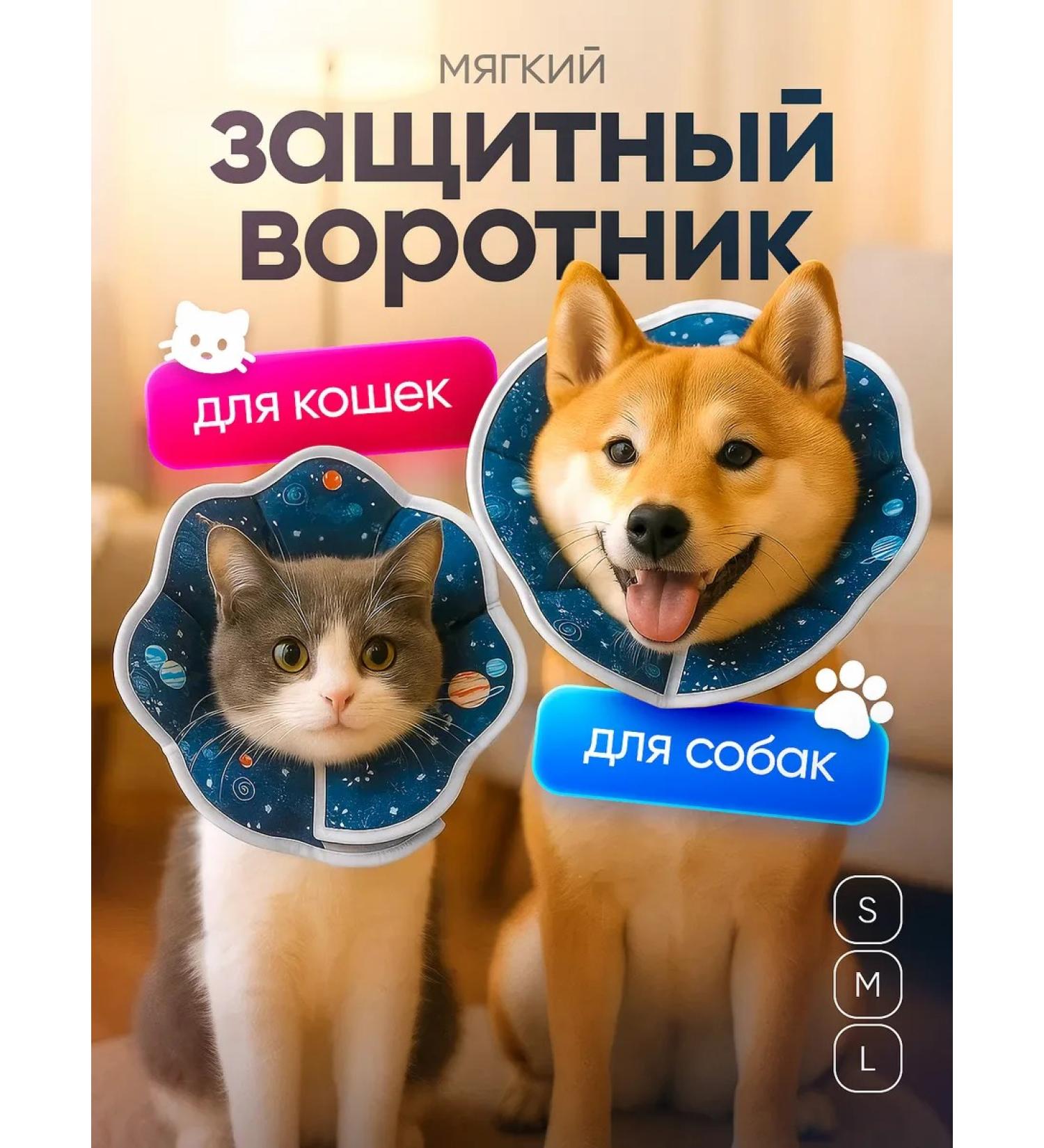Protective collar for cats and dogs veterinary - Buy Online on GoSupps.com