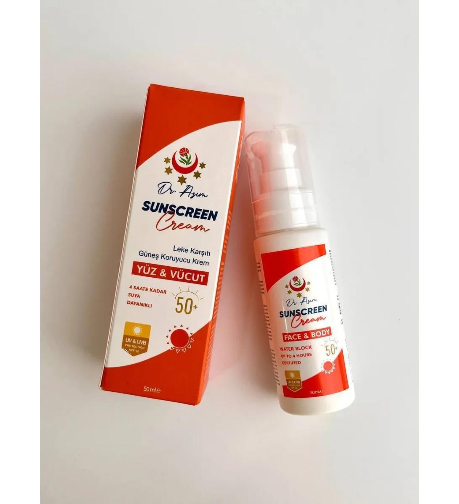 Sunscreen waterproof cream