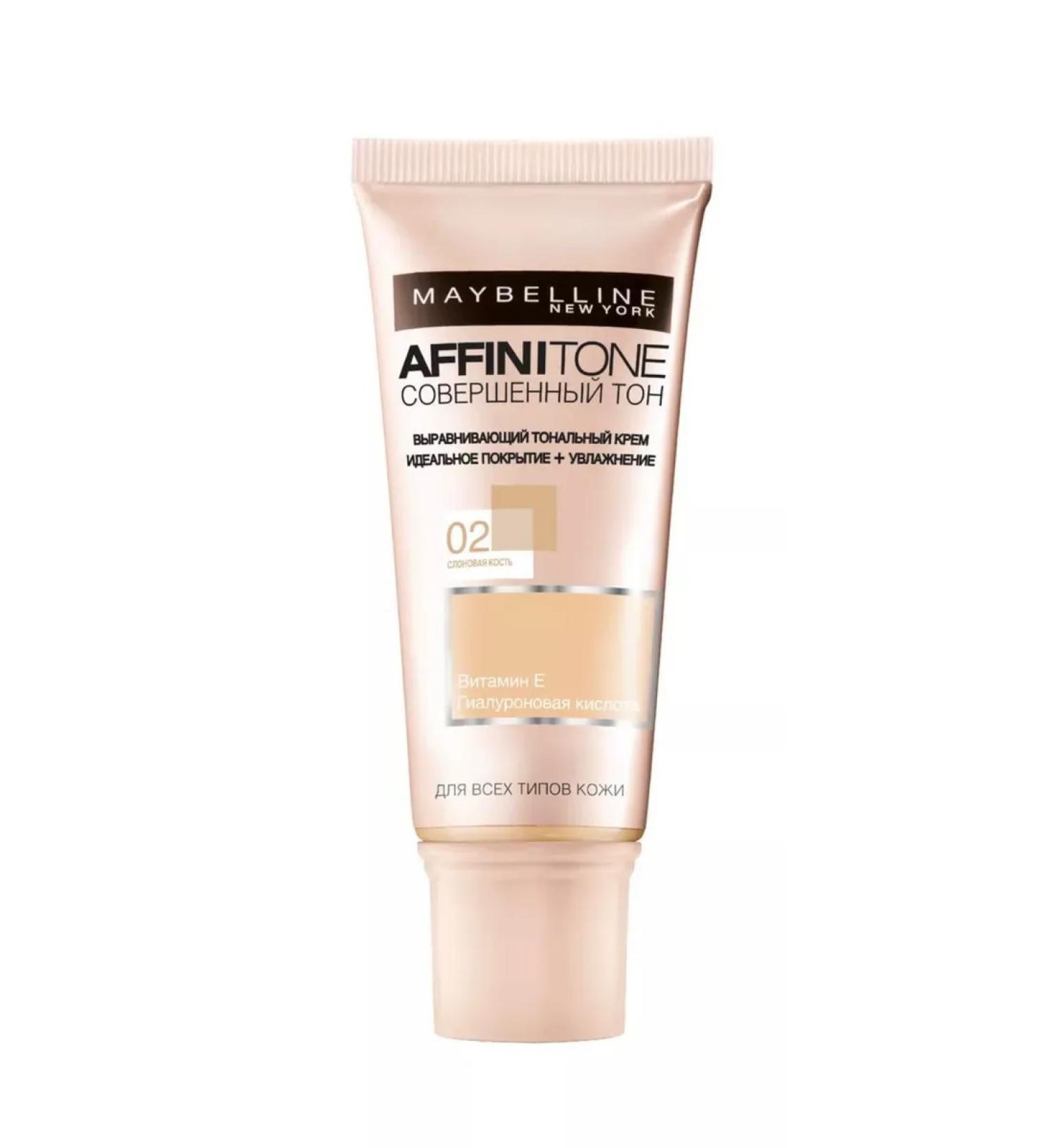 Maybelline New York Affinitone Facial Tonal Facial Cream 02 ivory - Buy Online on GoSupps.com
