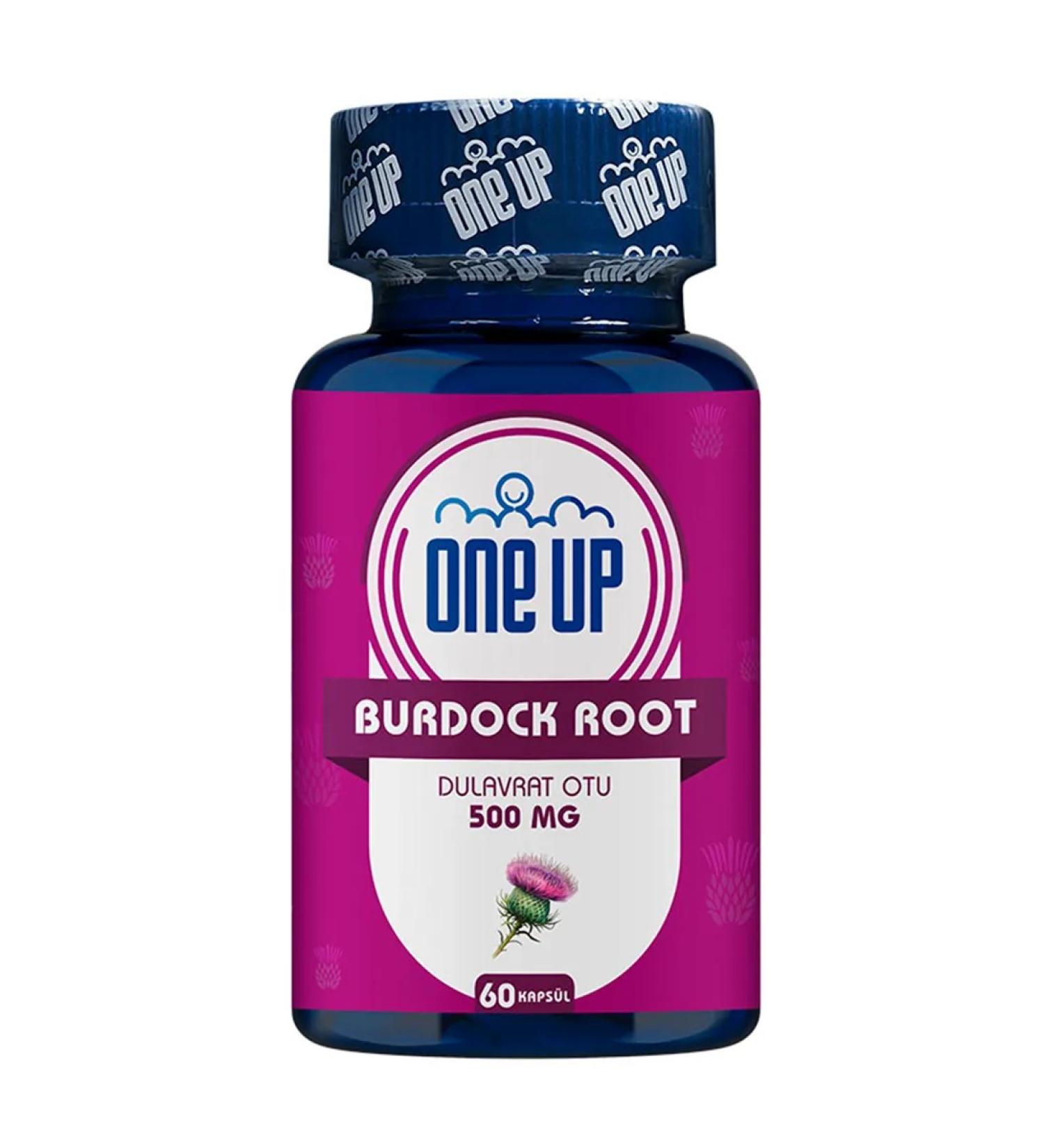 One Up Burdock Root Premium Extract 500 mg 60 Capsules T rkiye - Buy Online on GoSupps.com