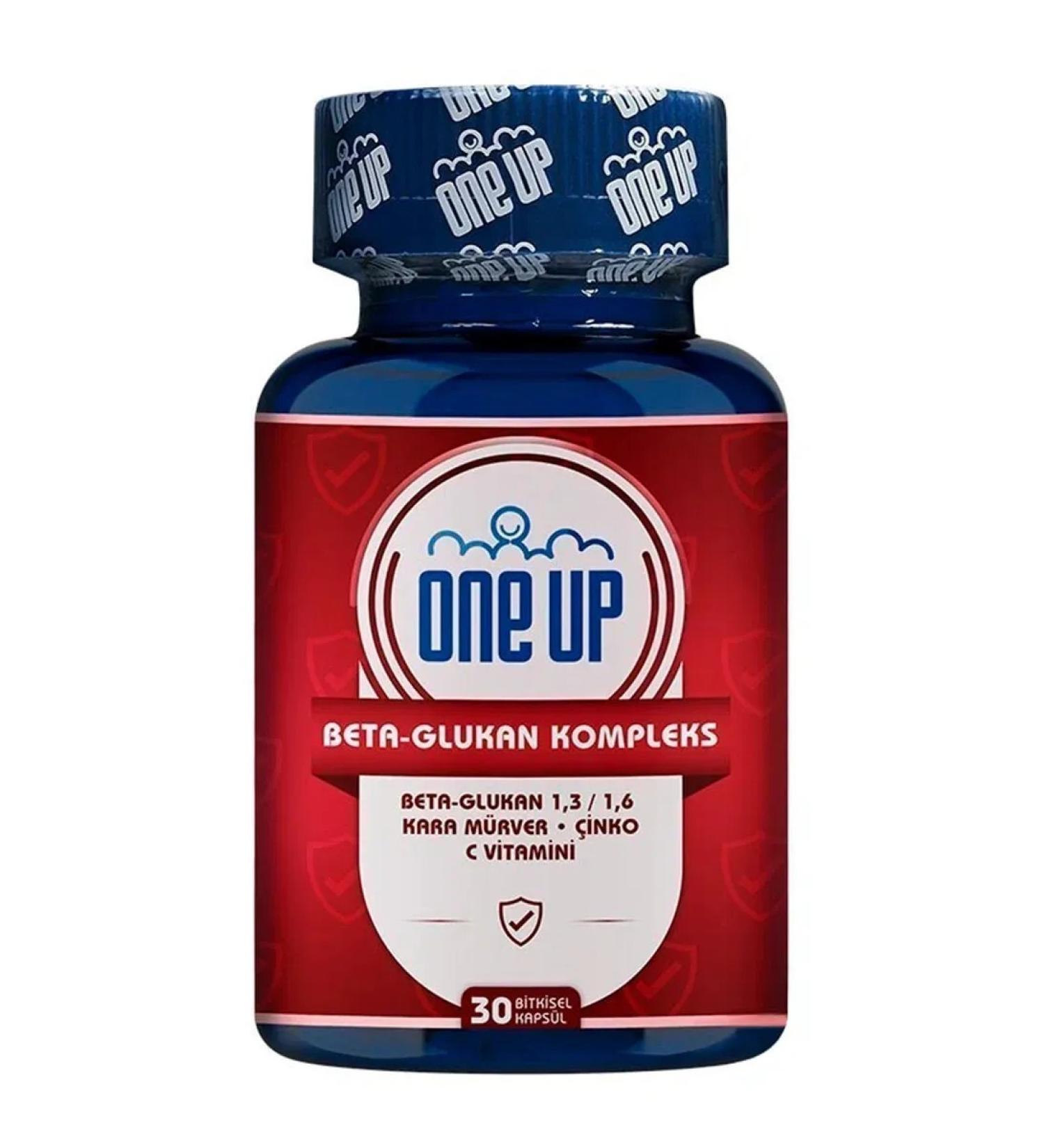 One Up Beta Glucan complex zinc black elderberry vitamin C 60 ... - Buy Online on GoSupps.com
