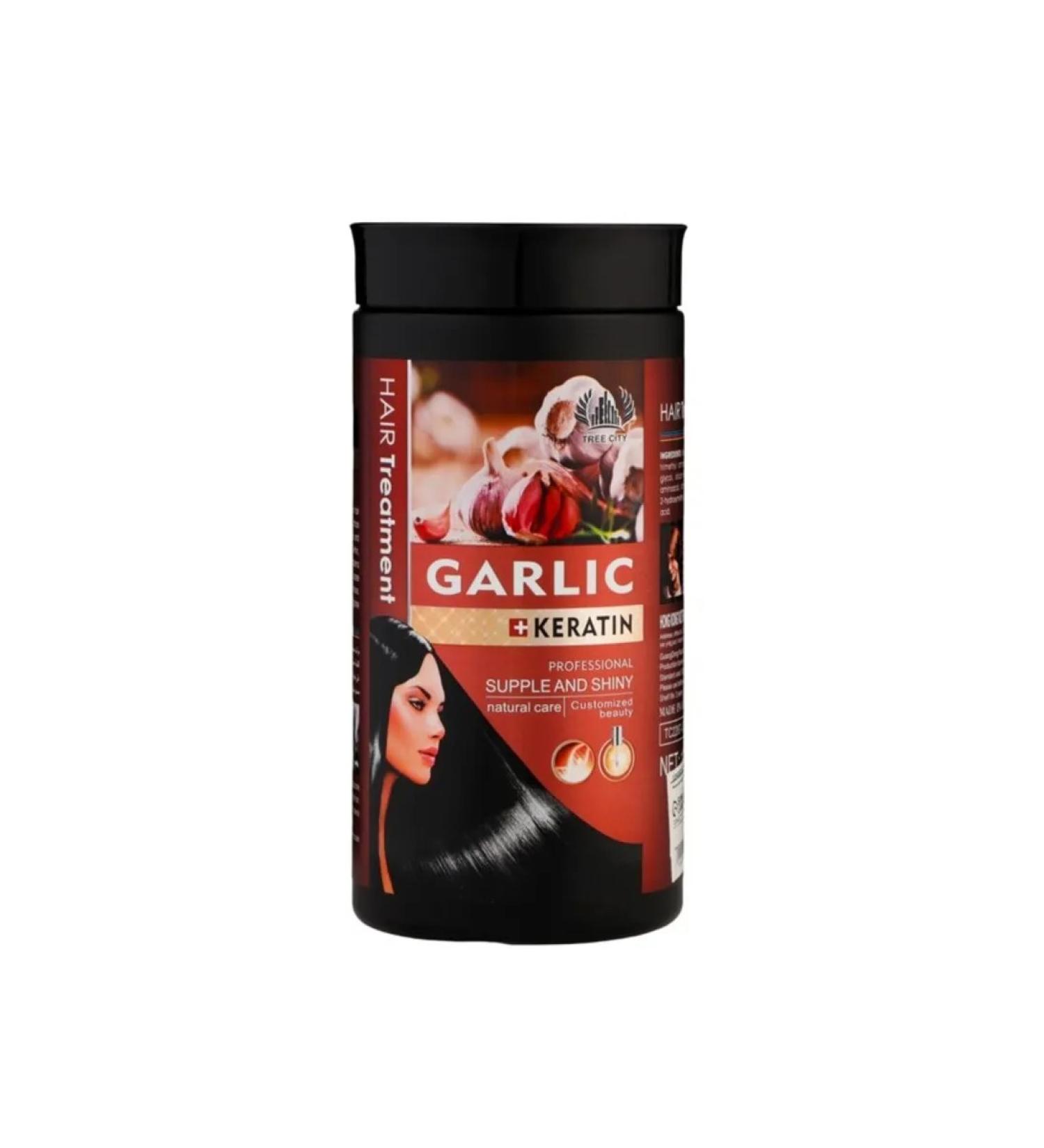 Buskids Hair mask with garlic and keratin for shine