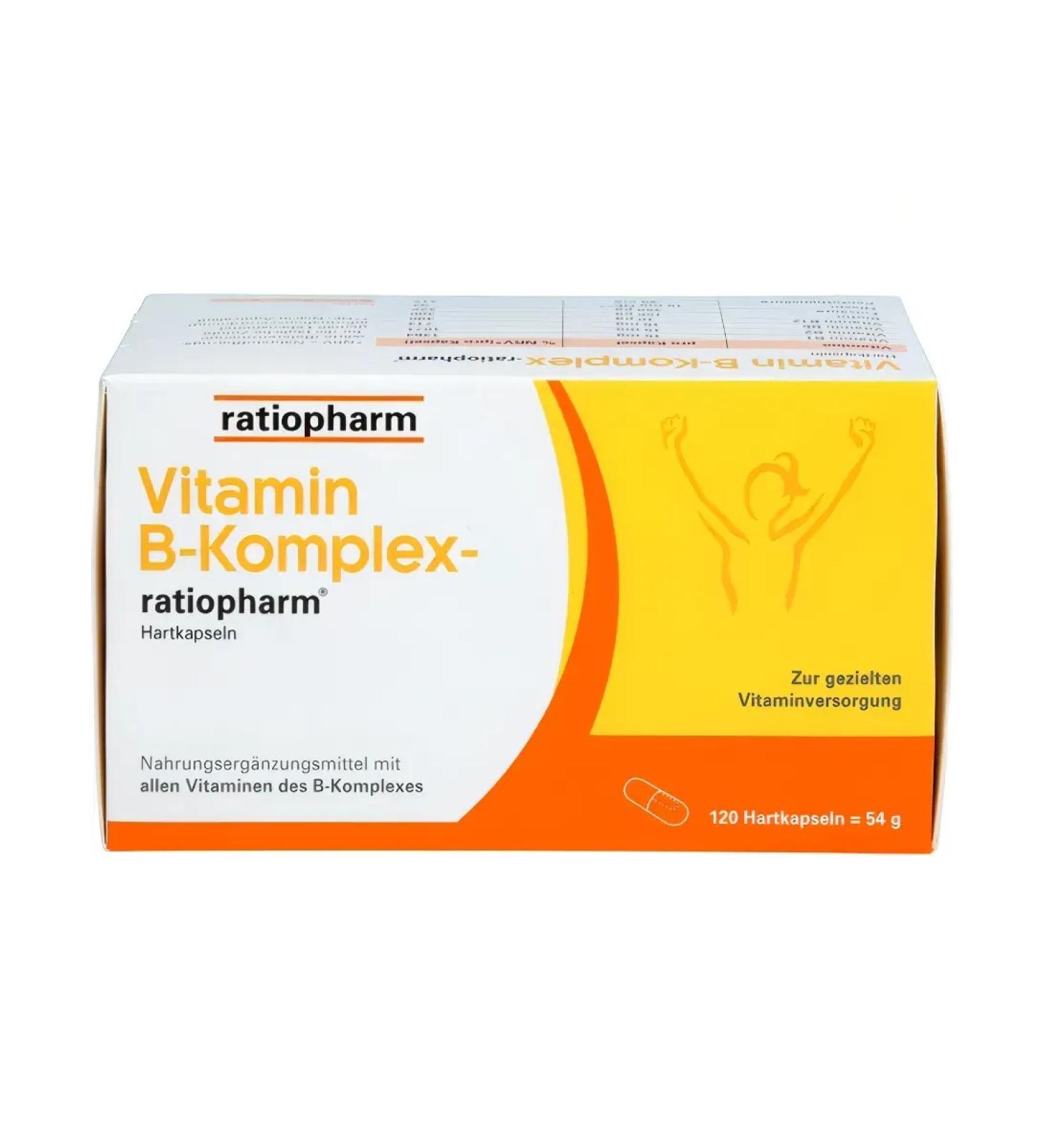Vitamin B - Komplex (a complex of vitamins of group B) 120 capsules - Buy Online on GoSupps.com