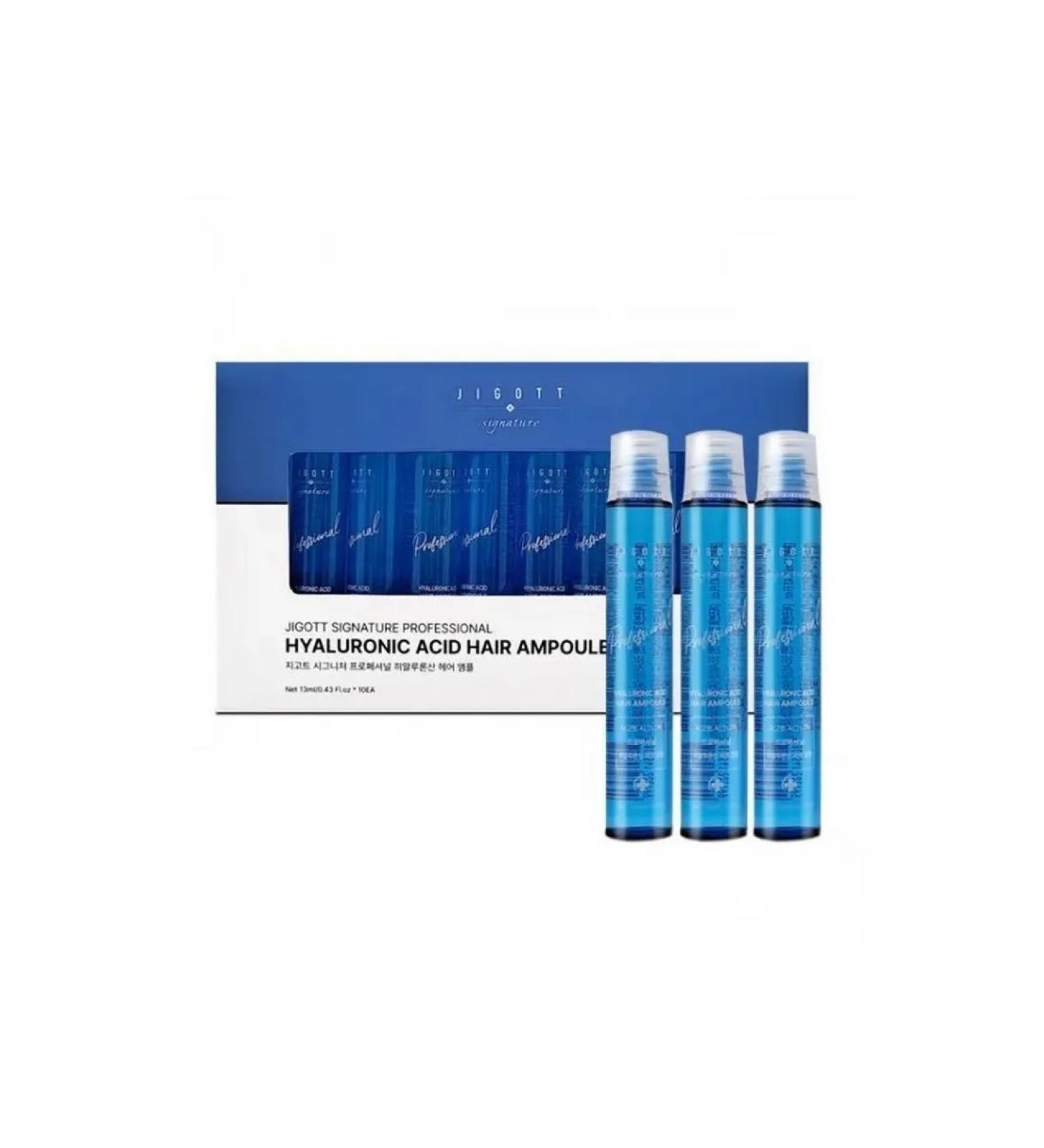 Jigott Ampoule hair filler with hyaluronic acid 10 pcs - Buy Online on GoSupps.com