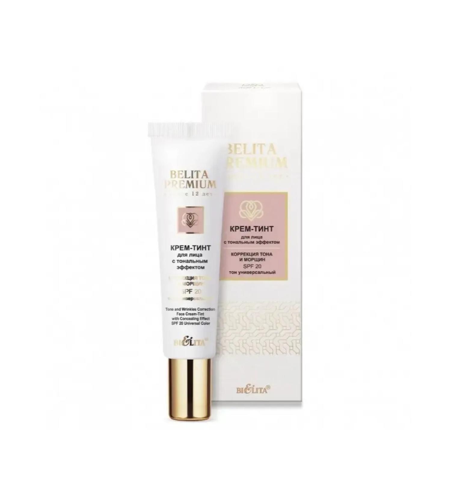 BELITA Cream-type face "Correction of tone and wrinkles" SPF 20 30ml