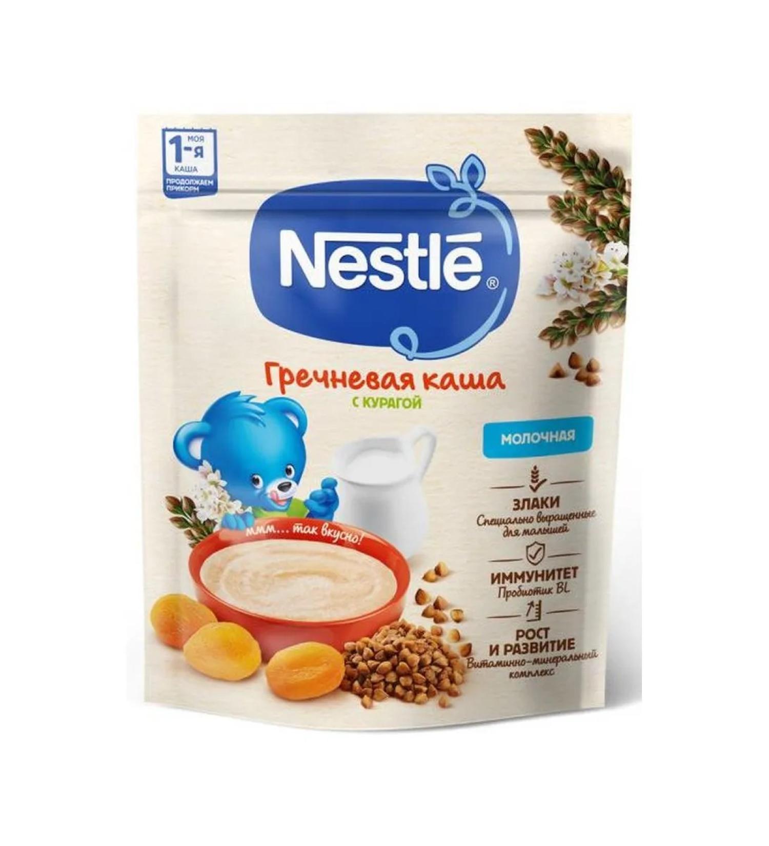 Nestle porridge milk buckwheat with dried apricots from 5 months