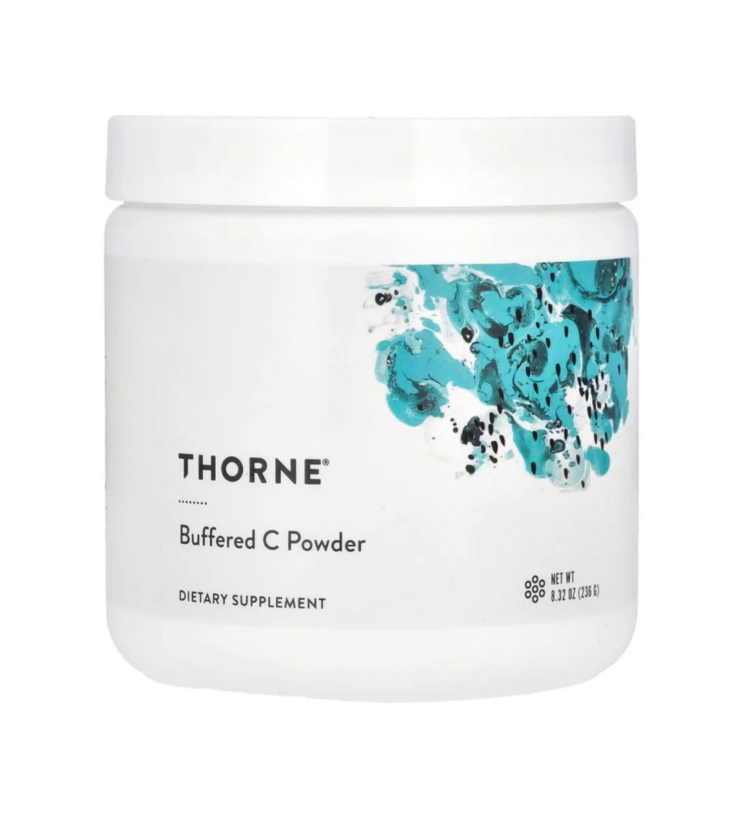Thorne Research Vitamin C buffering buffhedred C Powder 236 grams