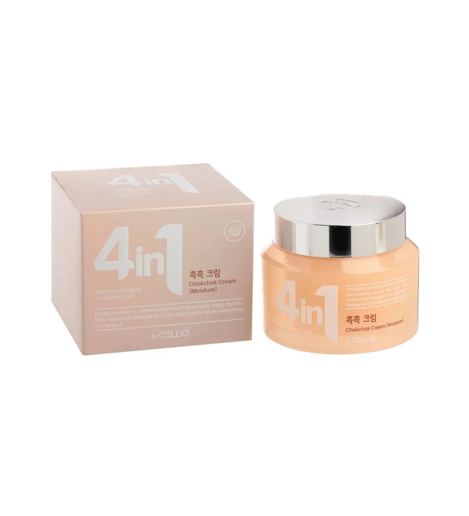 Dr Cellio Cream with snail mucin and niacinamide 4-in-1 - Buy Online on GoSupps.com