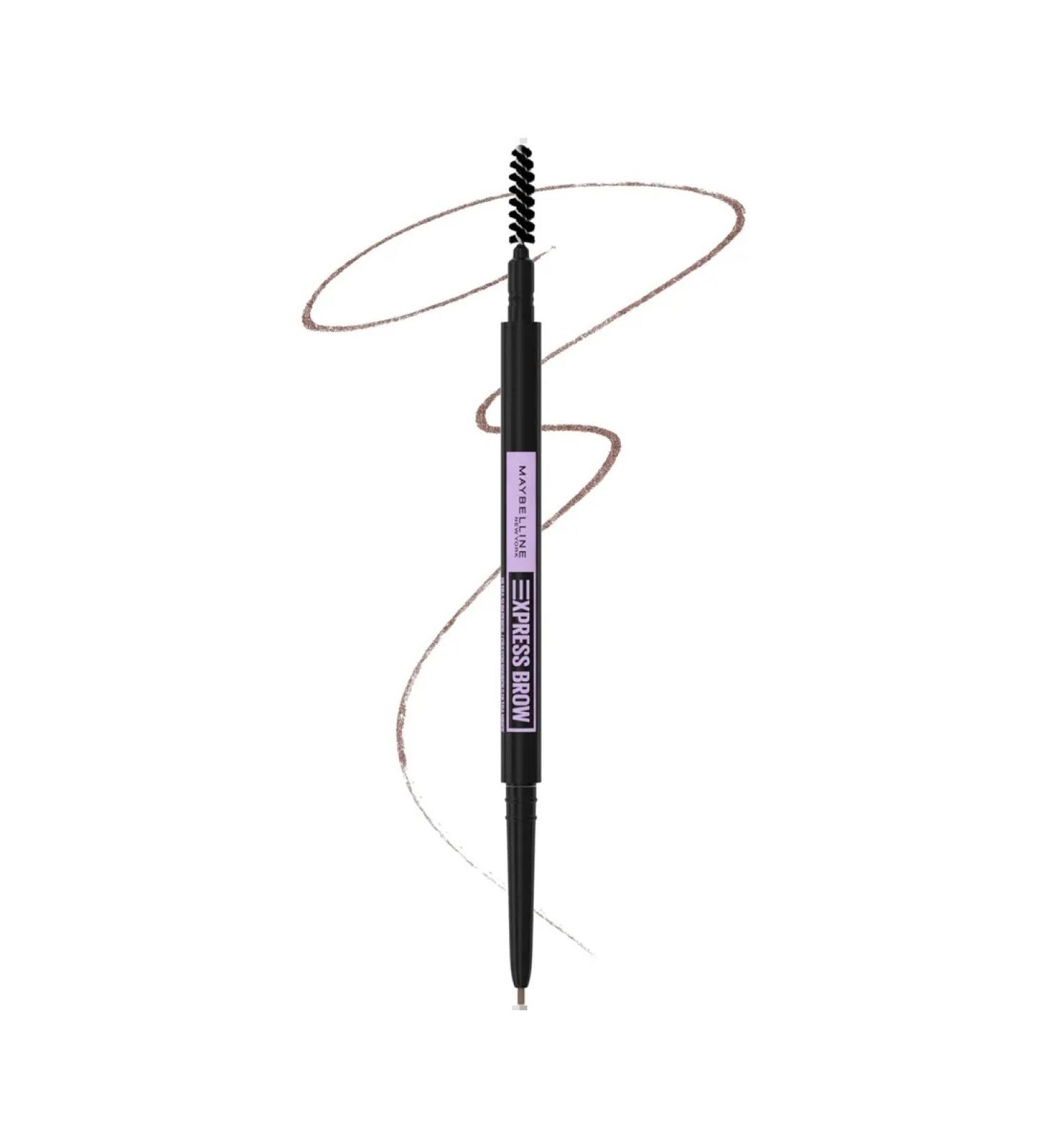 Maybelline New York Express Browwo Browry Pencil Ultra Slim 02 Soft Brown - Buy Online on GoSupps.com