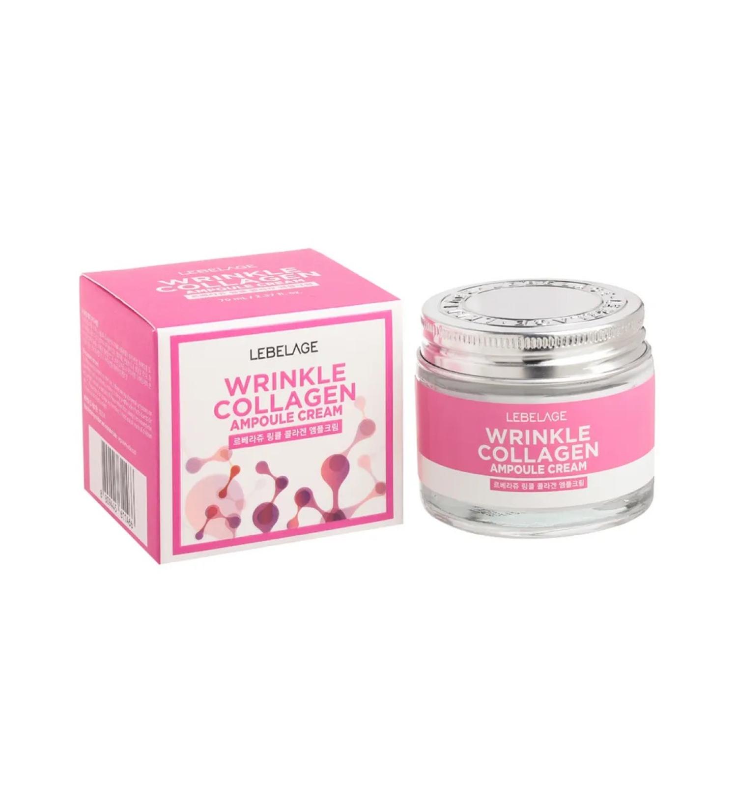 Lebelage Anti -aging ampoule cream with collagen and galactomyisis - Buy Online on GoSupps.com