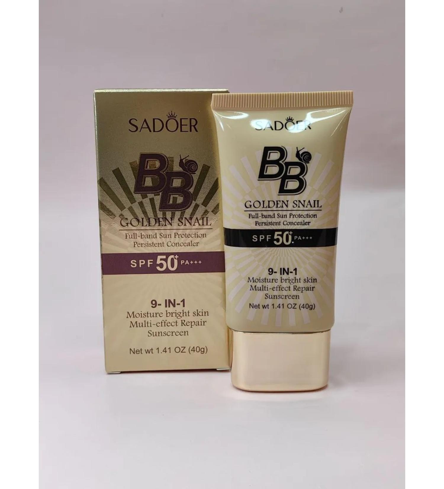 sadoer BB face cream with snail mucin - Buy Online on GoSupps.com