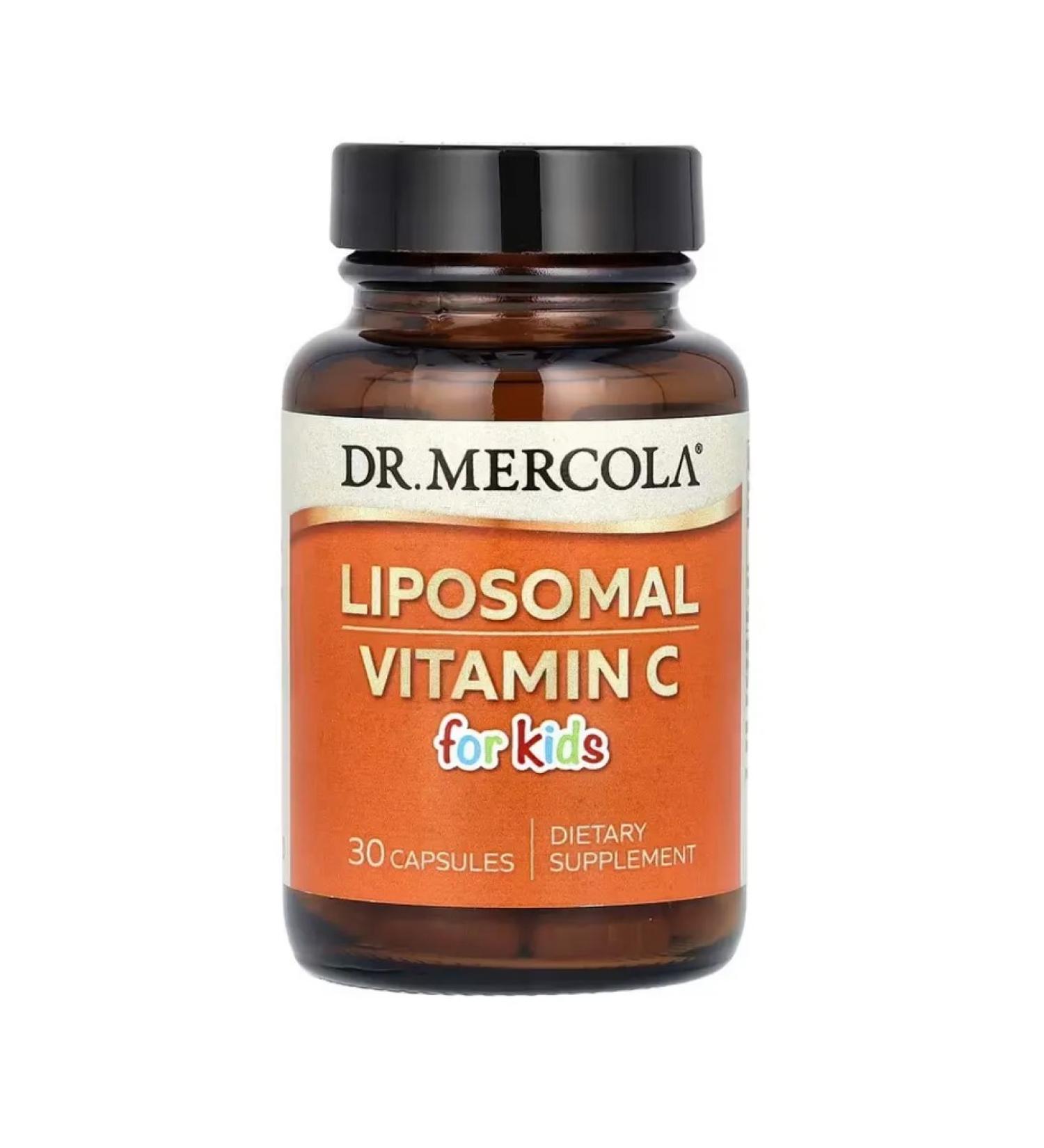 Dr Mercola Liposomal vitamin C 125 mg 30 capsules for children