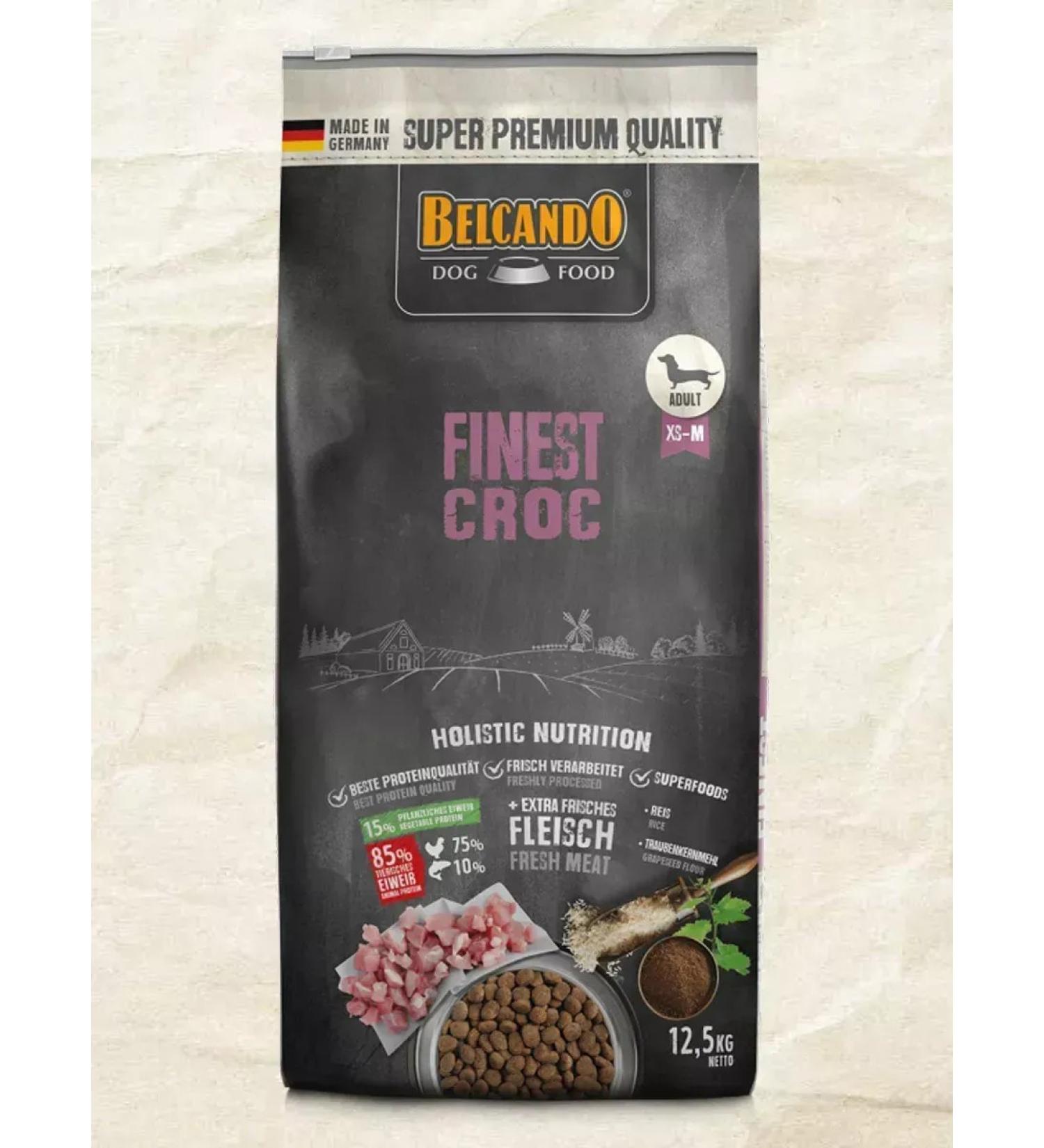 Belcando Dry food for dogs Finest Croc with a duck 12.5 kg - Buy Online on GoSupps.com