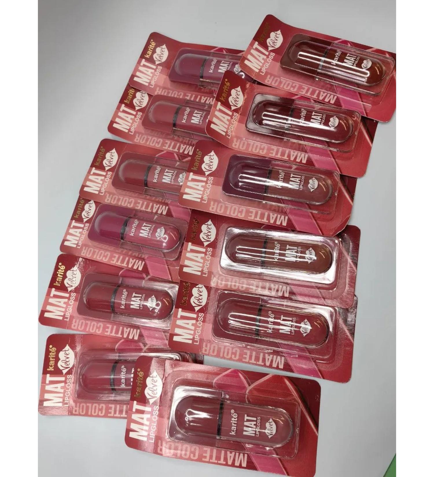 Karite Lipstick matte liquid 12 pcs - Buy Online on GoSupps.com