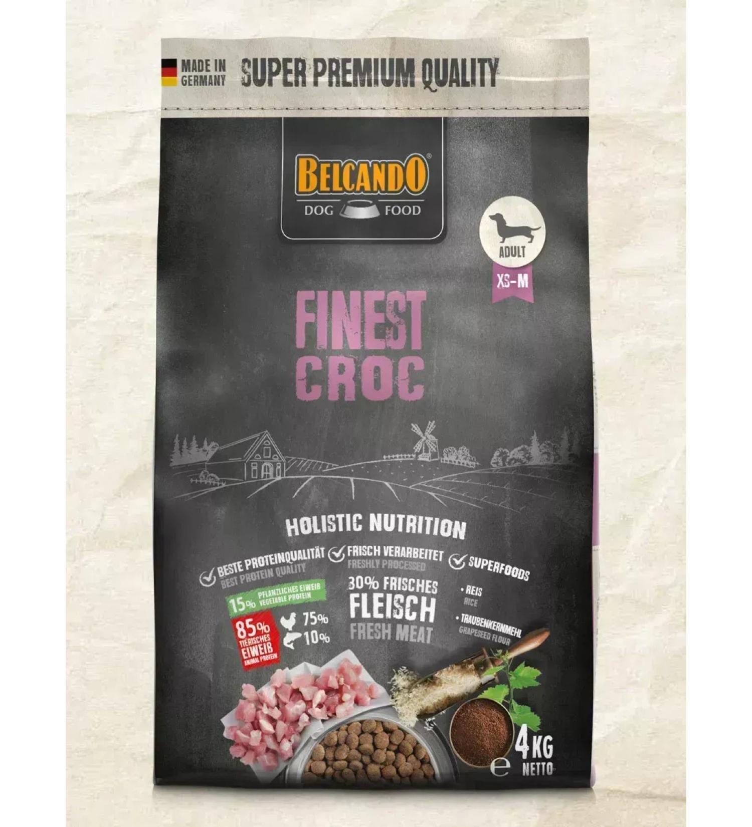 Belcando Dry food for dogs Finest Croc with a duck 4 kg - Buy Online on GoSupps.com