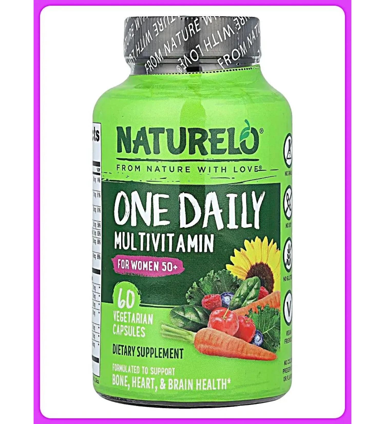 NATURELO Multivitamins 60 vegetarian capsules - Buy Online on GoSupps.com
