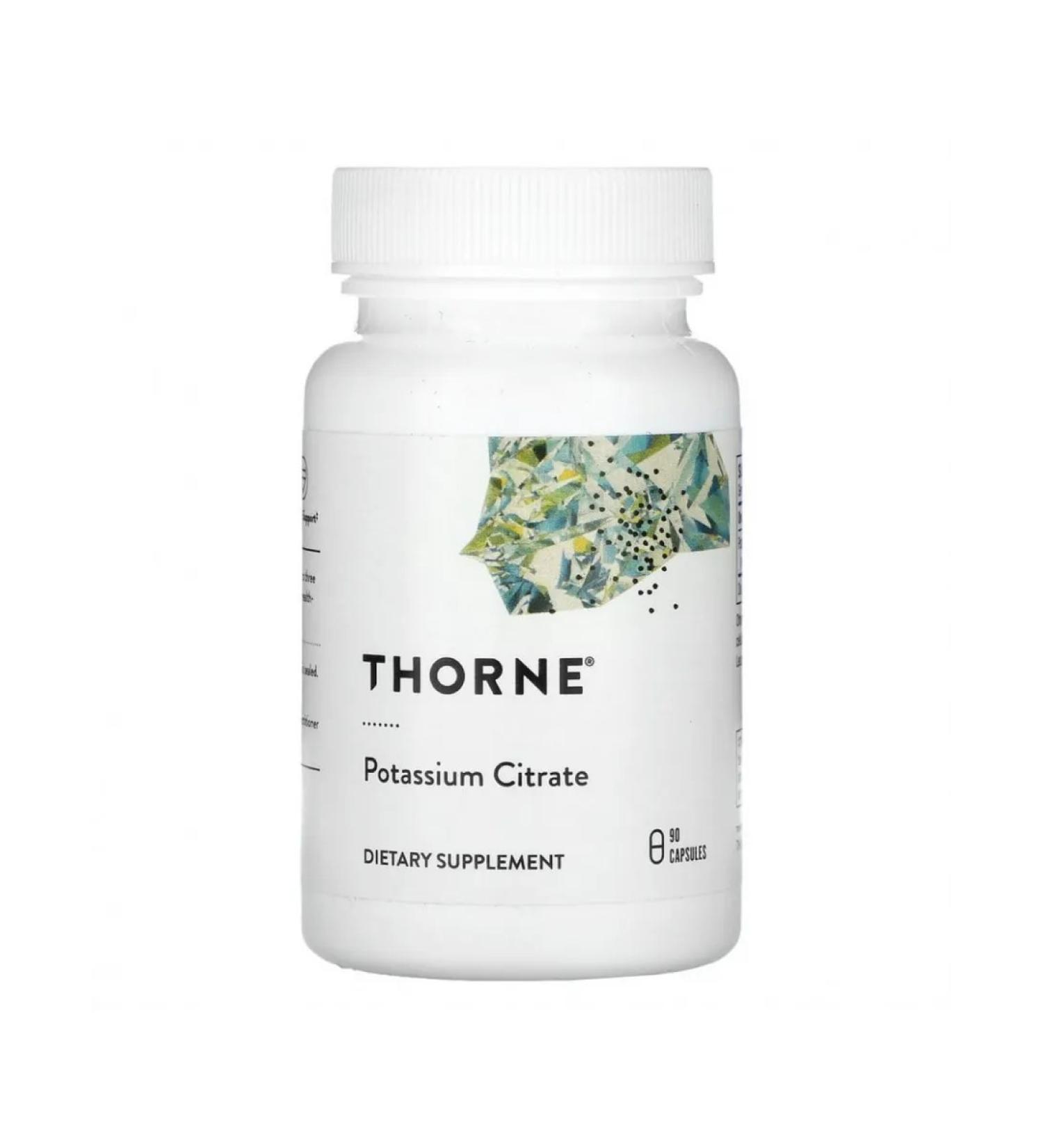 Thorne Research Potassium potassium citrate Potassium Citrate 90 capsules